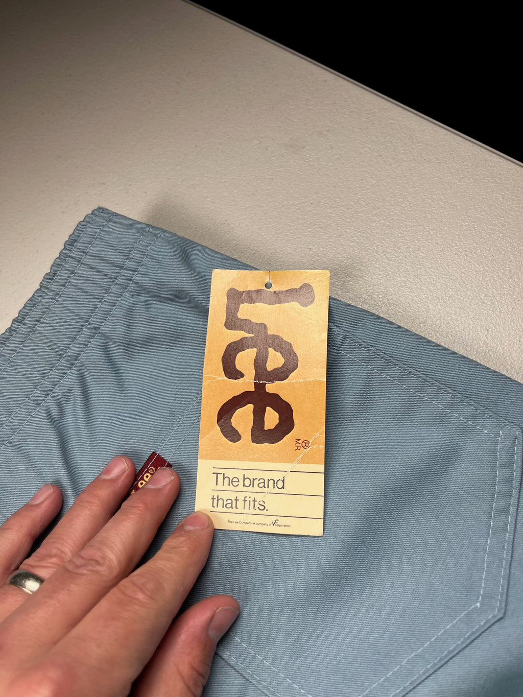 Vintage 1970s Deadstock Lee Chetopa Twill Work Pants