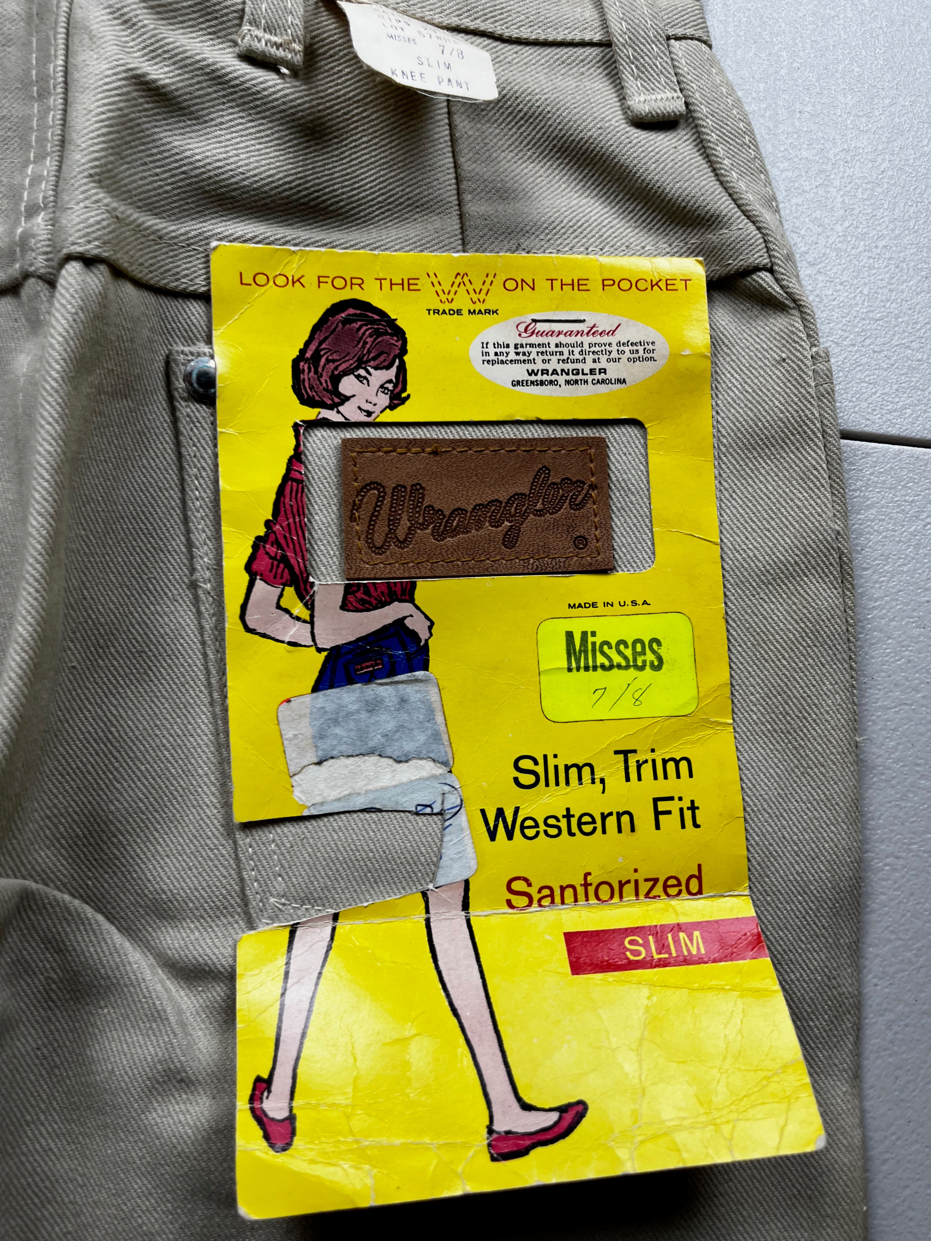 1960s Vintage Wrangler Misses Jamaica Shorts