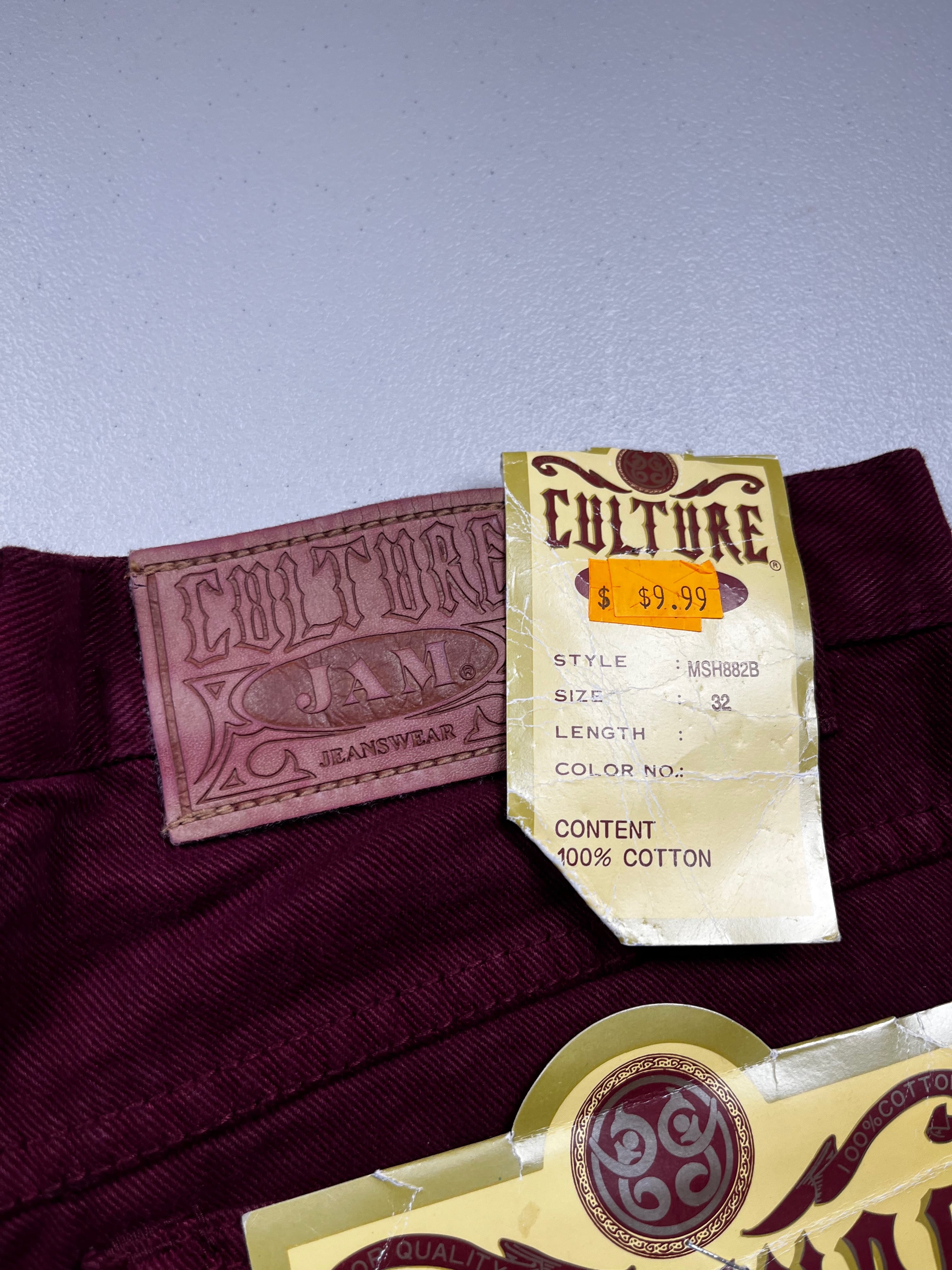 Vintage 90s Culture Jam Baggy Denim Jorts