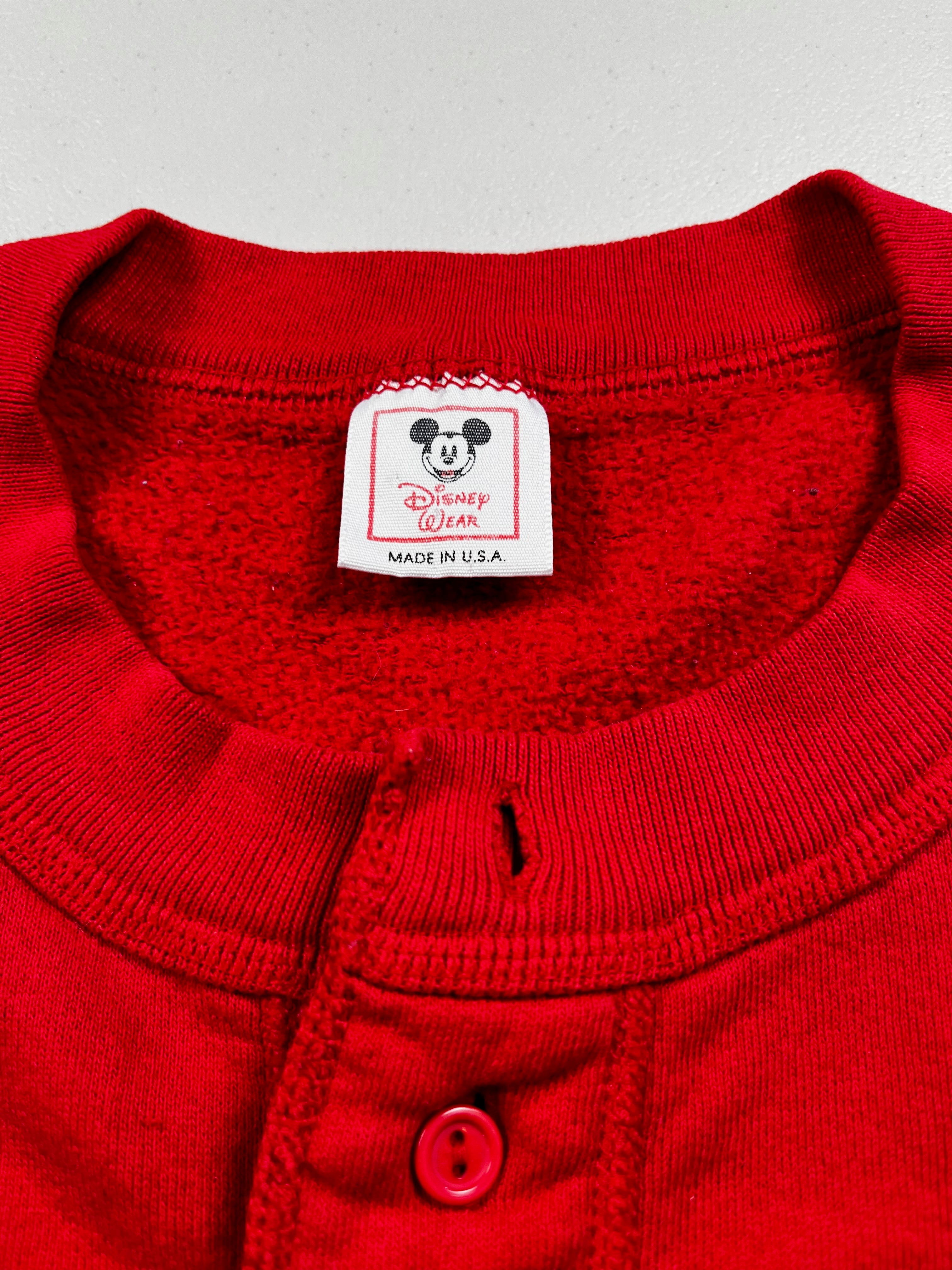 Vintage Red Disney Wear Sweatshirt