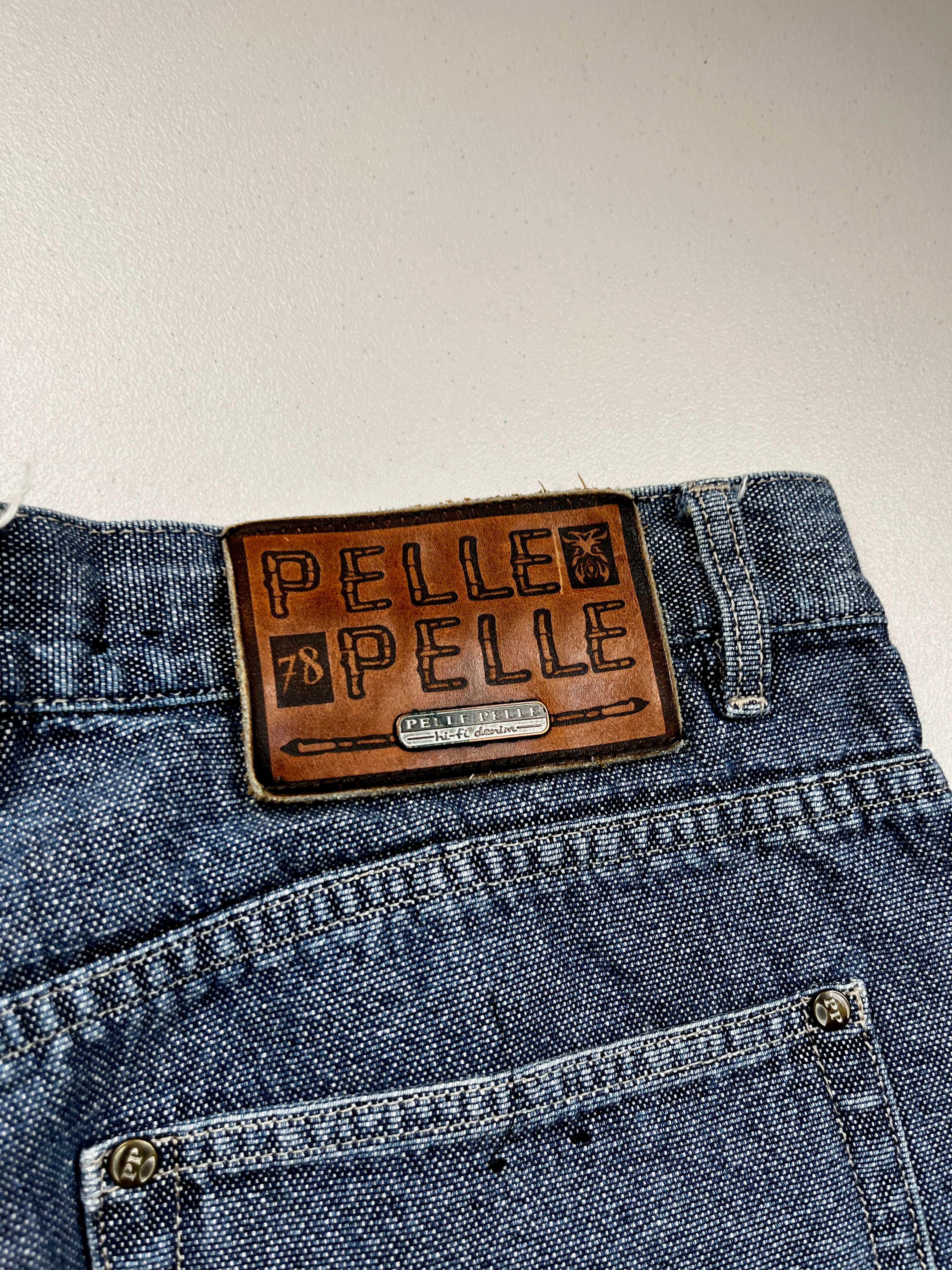 Vintage Pelle Pelle Denim Baggy Carpenter Shorts