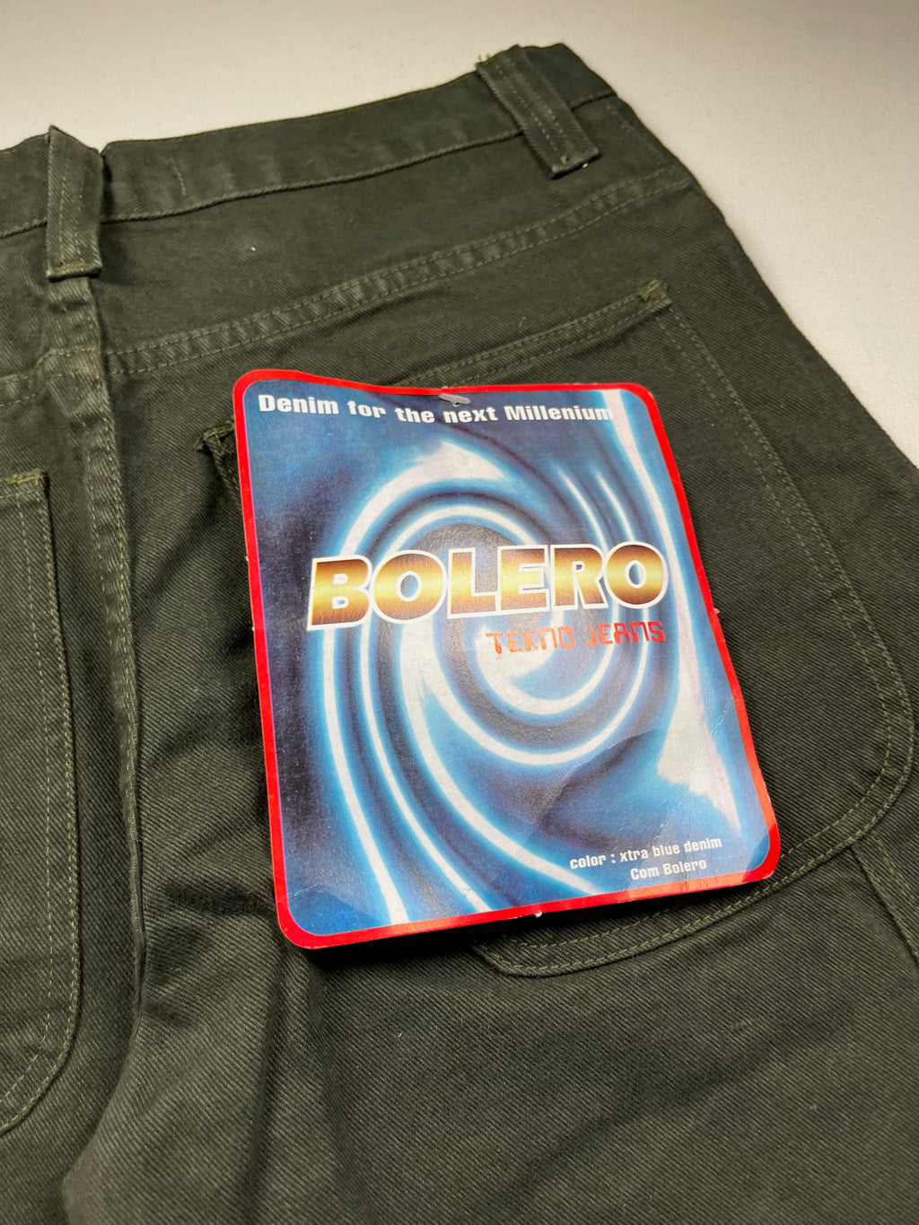 Vintage Bolero Tekno Black Denim Carpenter Jeans NWT