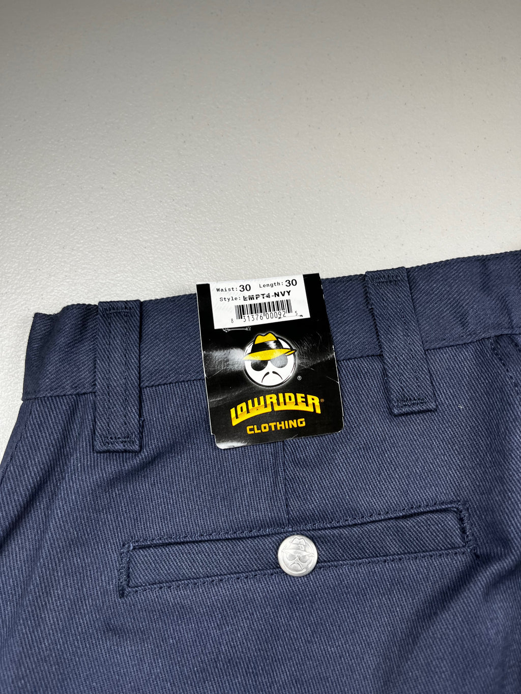Lowrider Clothing Navy Blue Baggy Carpenter Pants New With Tags