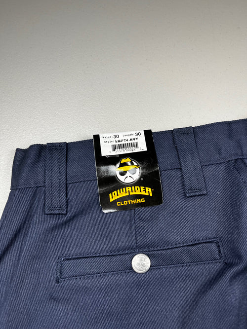 Lowrider Clothing Navy Blue Baggy Carpenter Pants New With Tags
