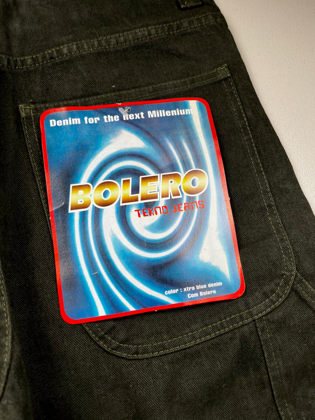 Vintage Bolero Tekno Black Denim Carpenter Jeans NWT