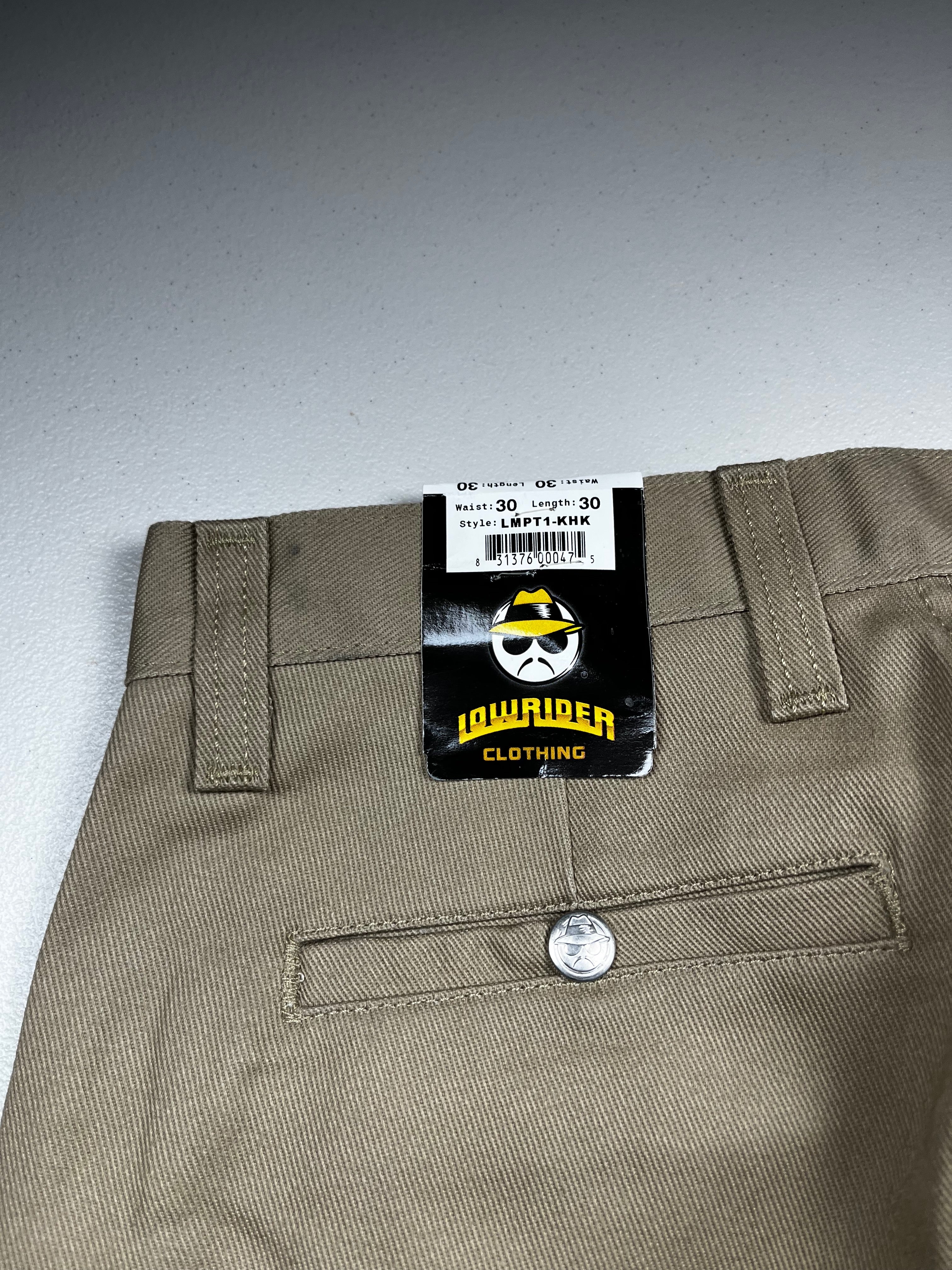 Vintage 90s Lowrider Clothing Wide Leg Khaki Pants