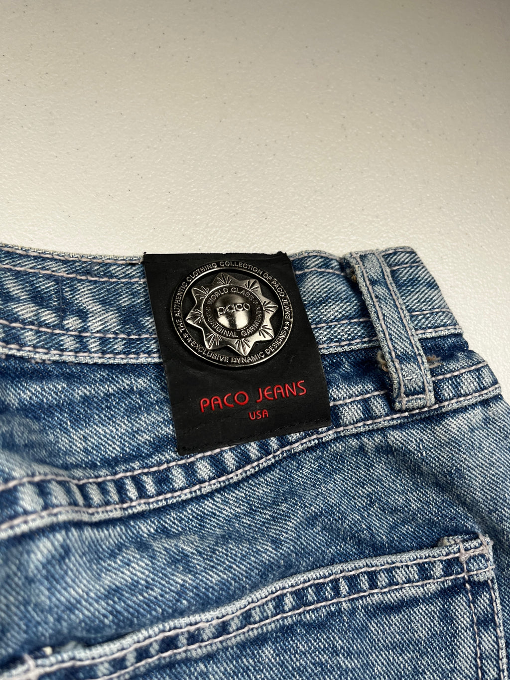Vintage 90s Paco Jeans Light Wash Baggy Denim