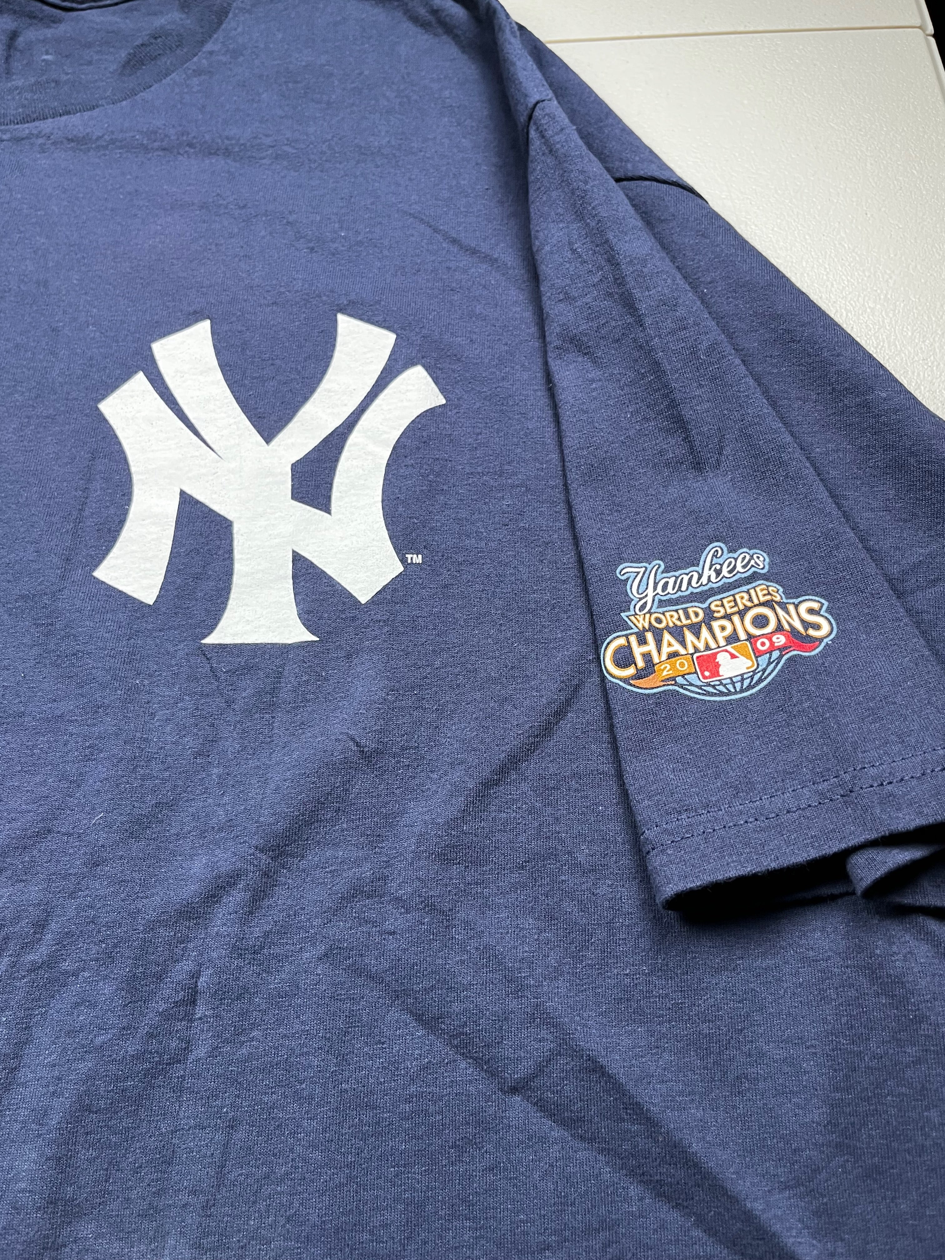 Vintage Y2K Derek Jeter New York Yankees World Series Shirt