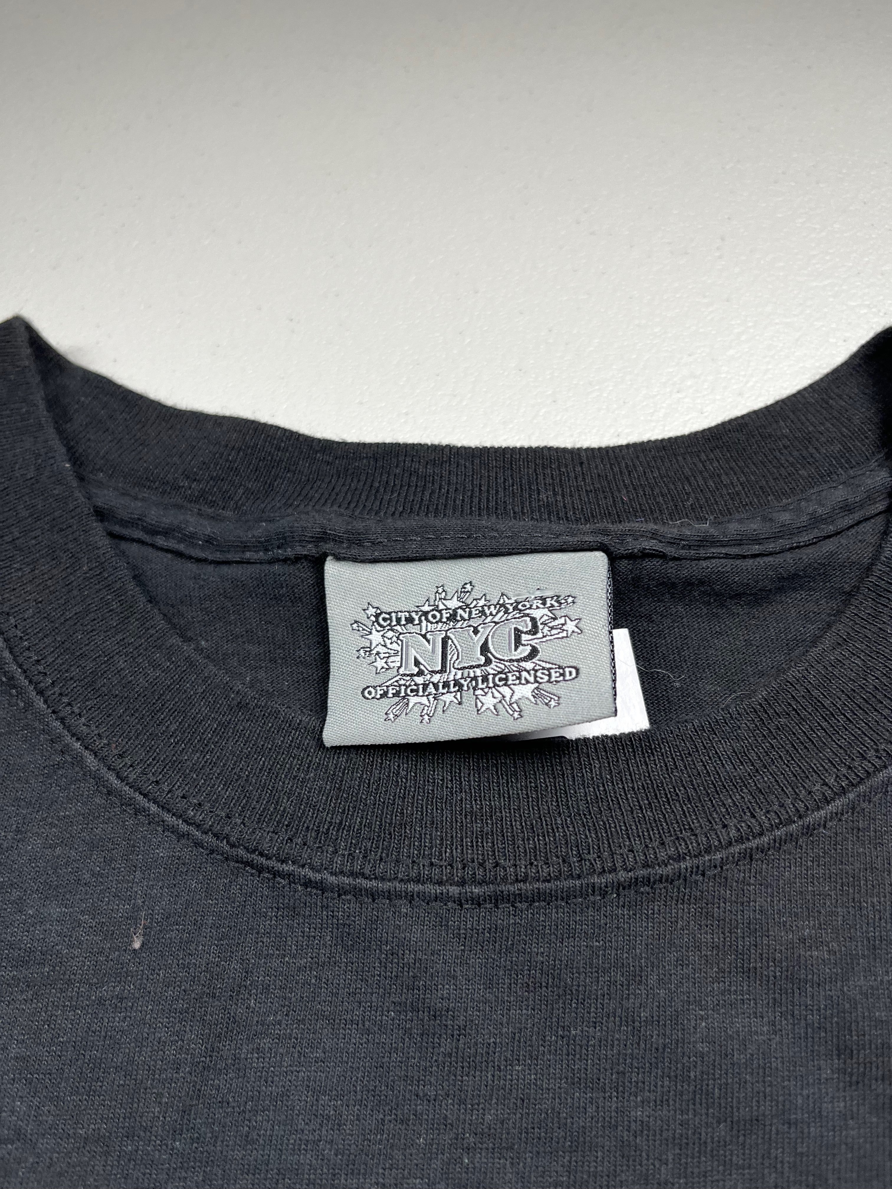 Vintage NYPD To Protect And Serve Graphic T-Shirt Black