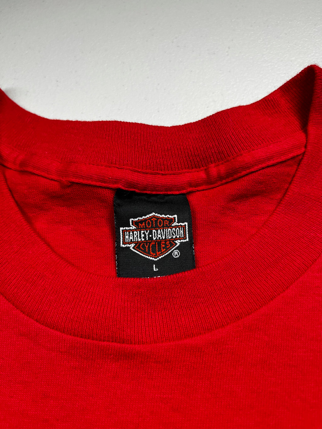 Vintage Harley-Davidson American Pride Graphic T-Shirt Red