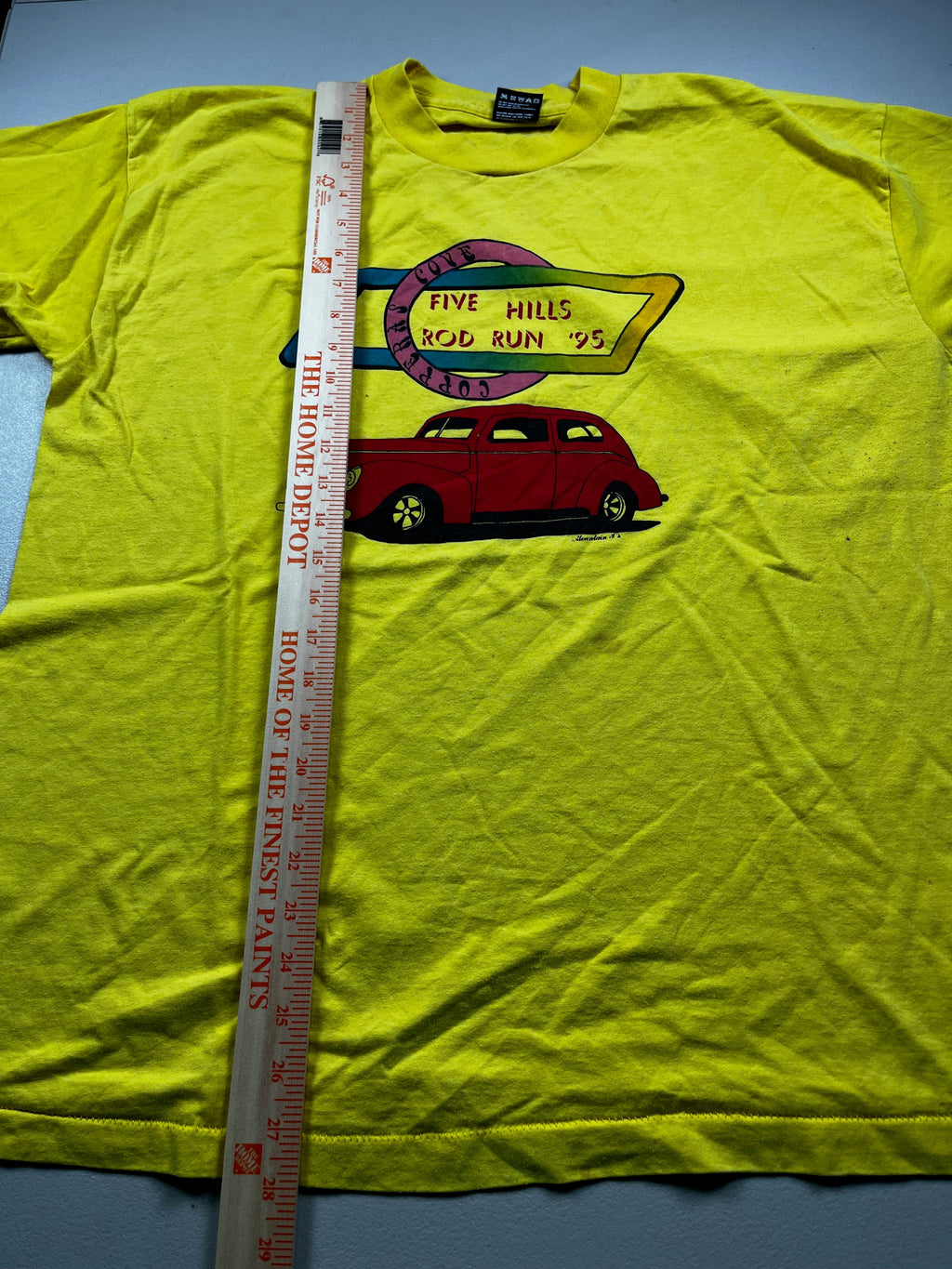 Vintage-Style Five Hills Rod Run '95 T-Shirt