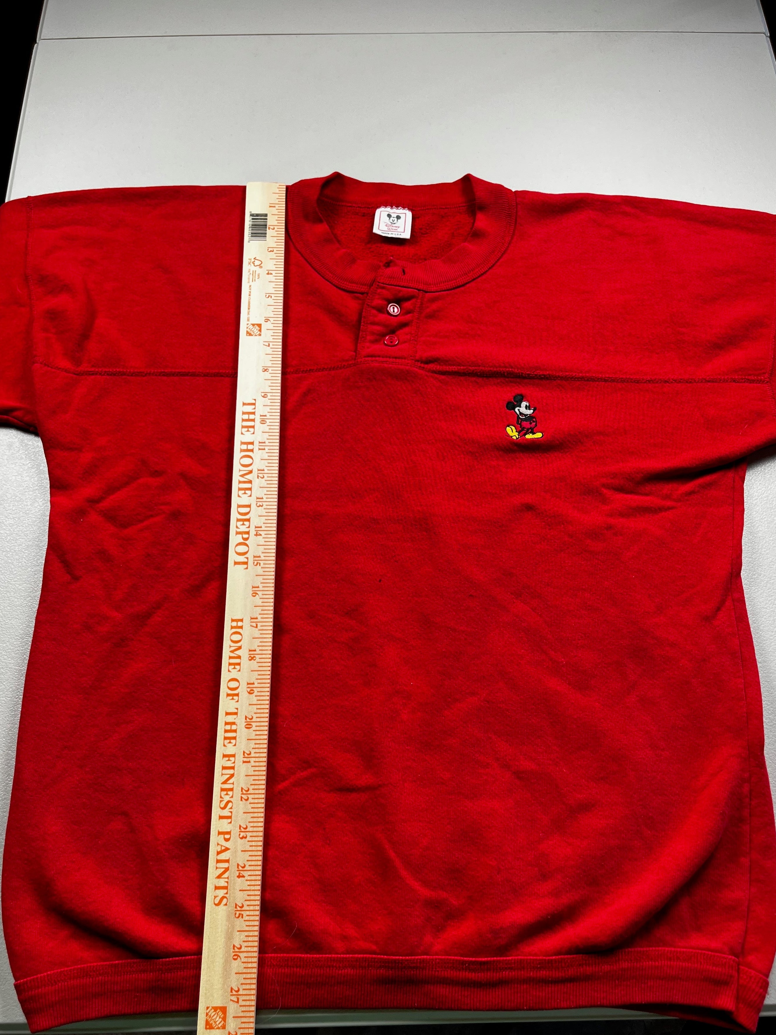 Vintage Red Disney Wear Sweatshirt