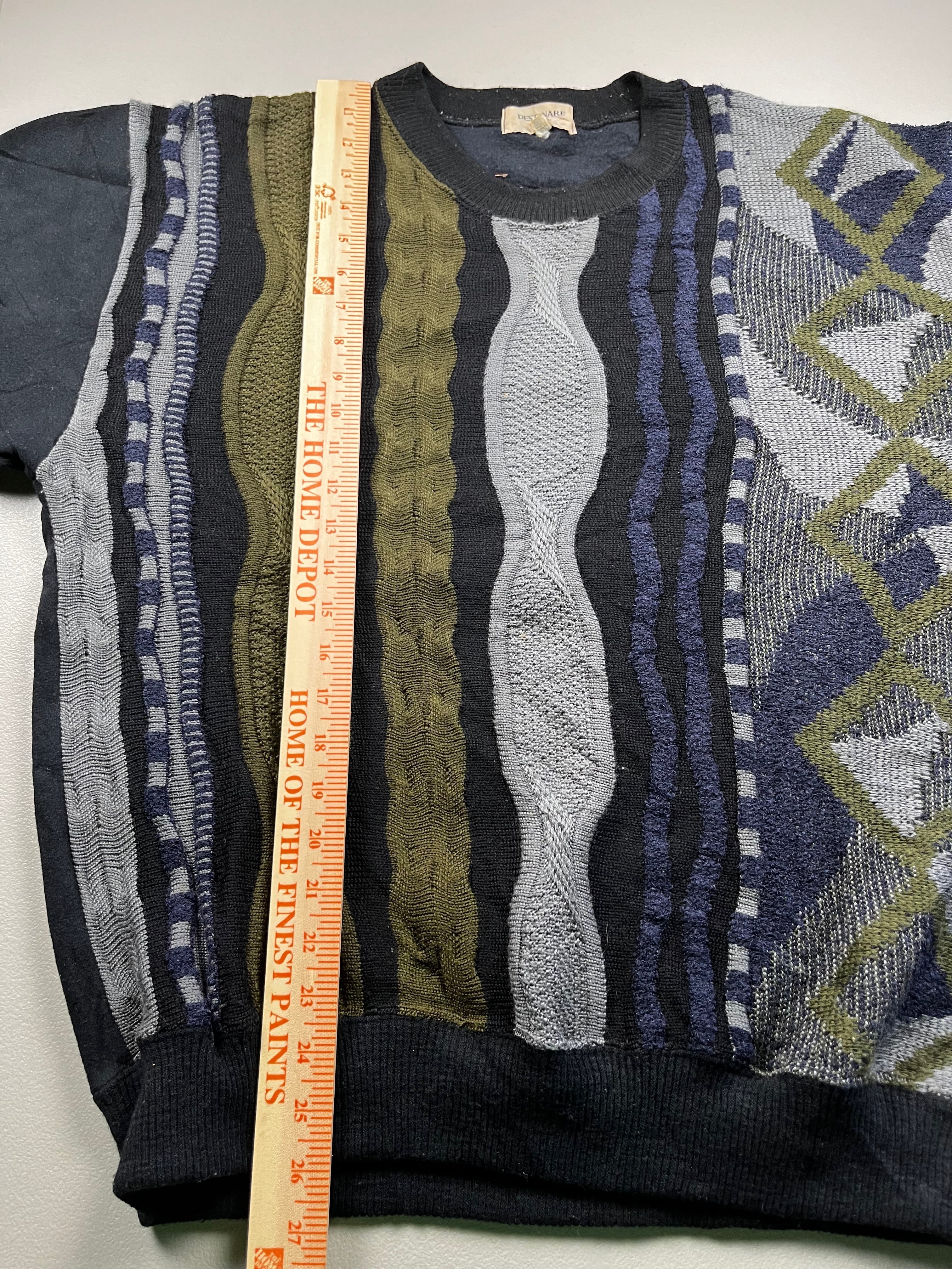 Vintage Destinare 90s-style Knit Pullover Sweater