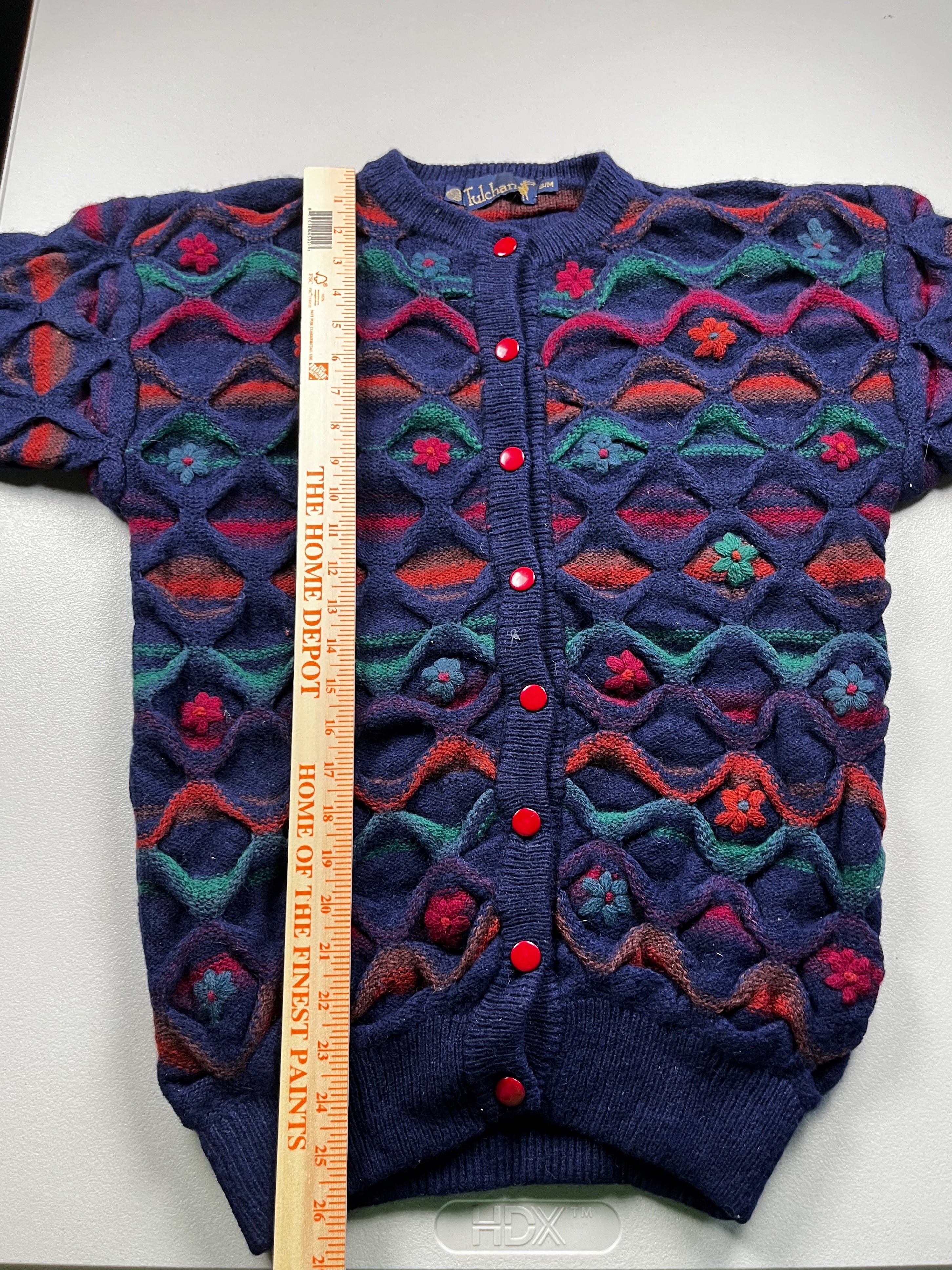 Vintage Tulchan Multicolor Cardigan