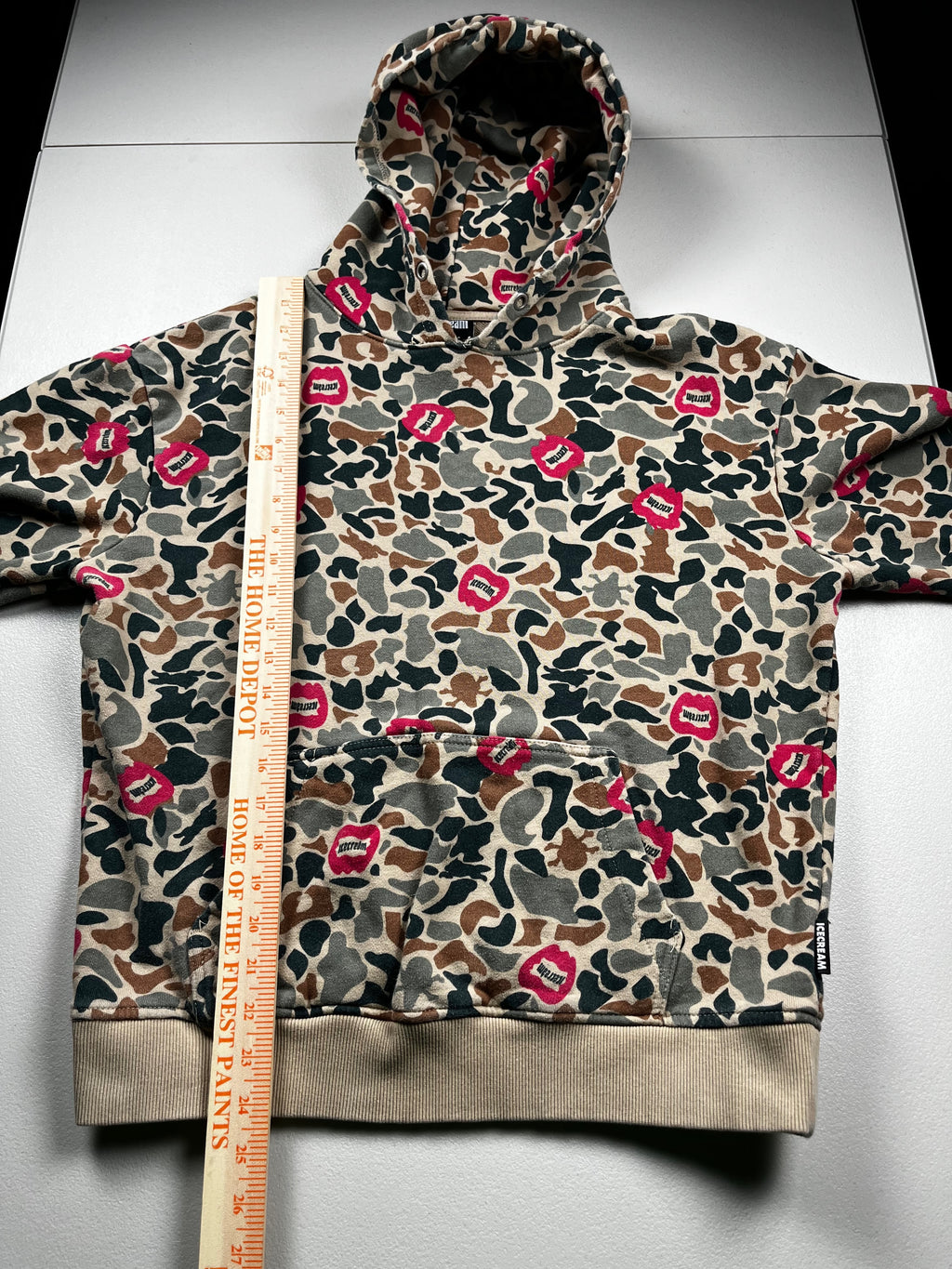 Icecream Hidden Hoodie 'Camo'