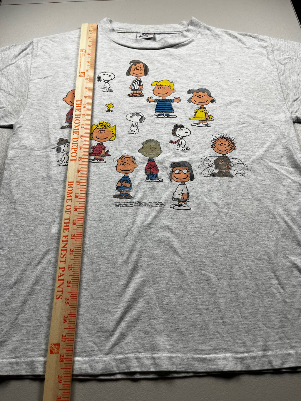 Vintage 1990s Heather Grey Peanuts T-shirt