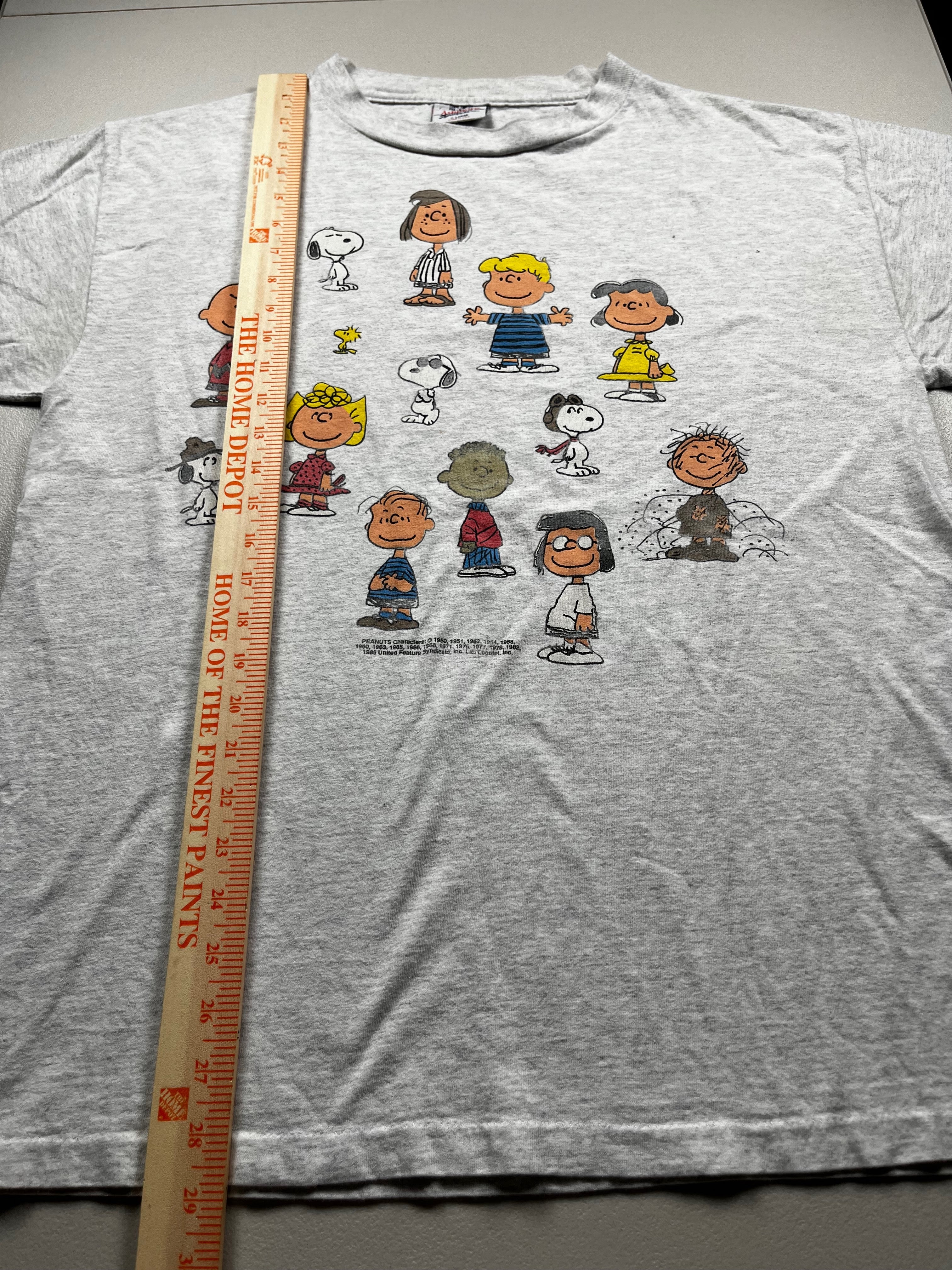 Vintage 1990s Heather Grey Peanuts T-shirt