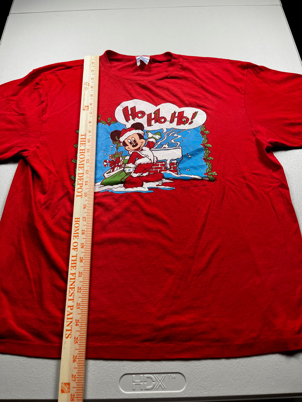 Vintage 80s Disney Mickey Mouse Santa Tee