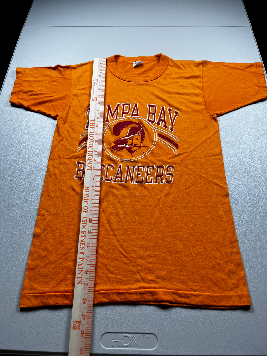 Vintage Style Orange Tampa Bay Buccaneers T-Shirt