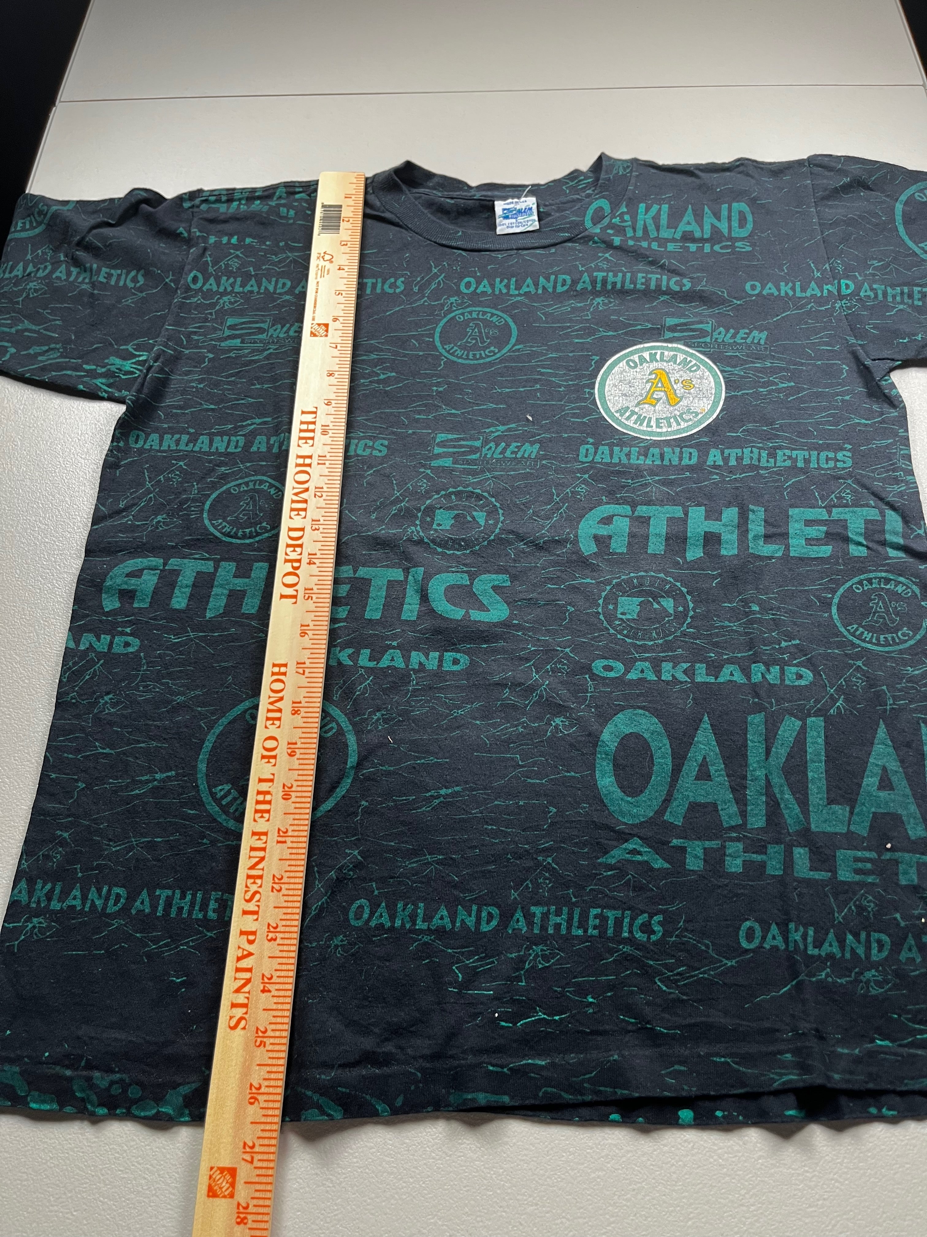 Vintage 1990s Nutmeg Mills Oakland Athletics T-Shirt