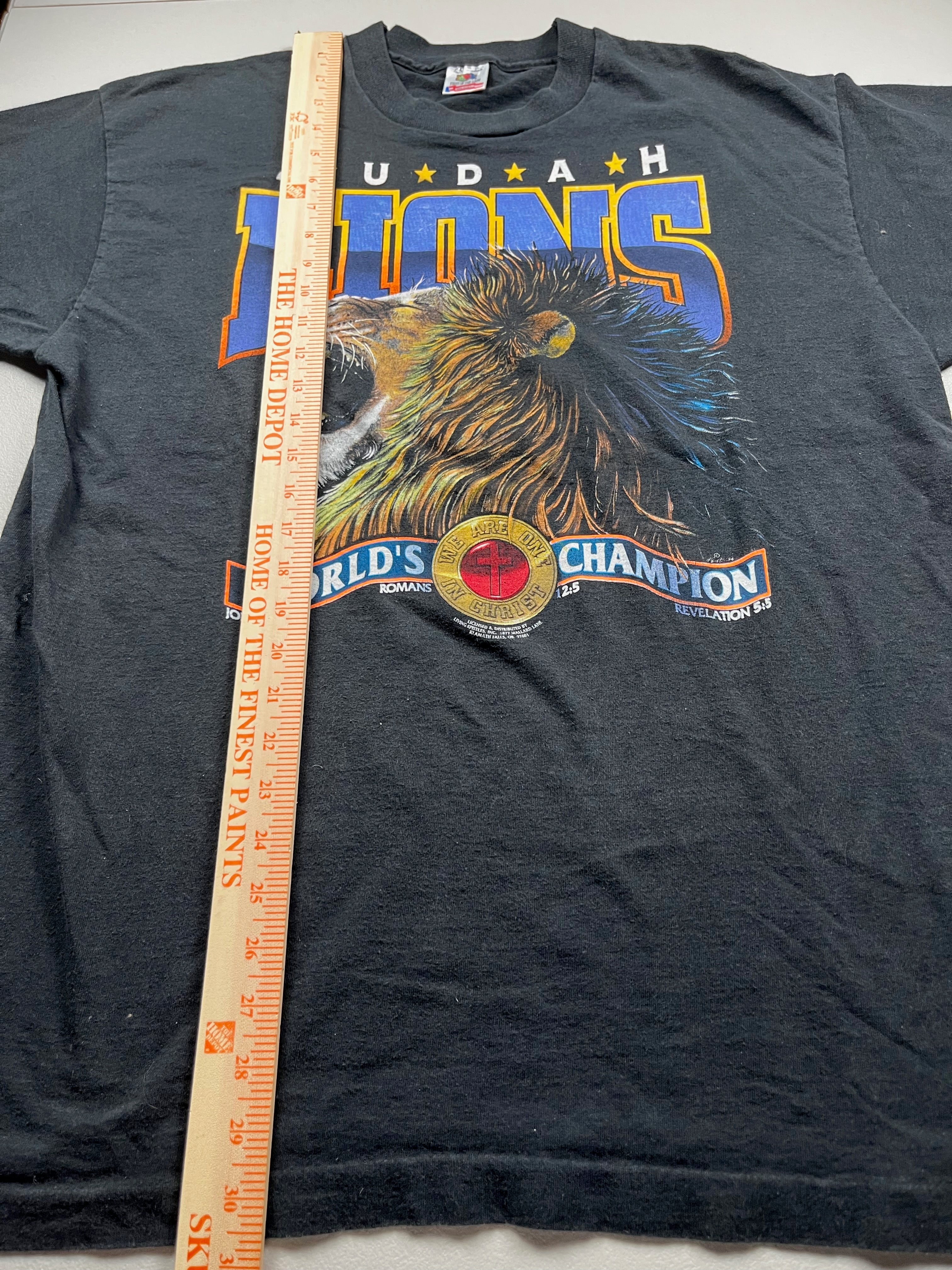 Vintage Black Judah Lions T-Shirt