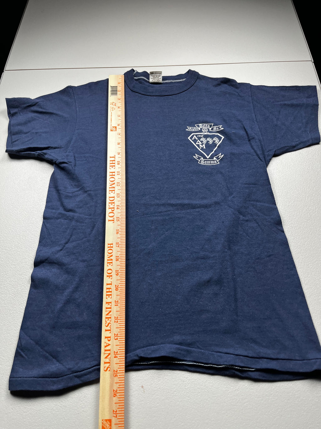 Vintage 80s Alpha Delta Mu Fraternity Shirt