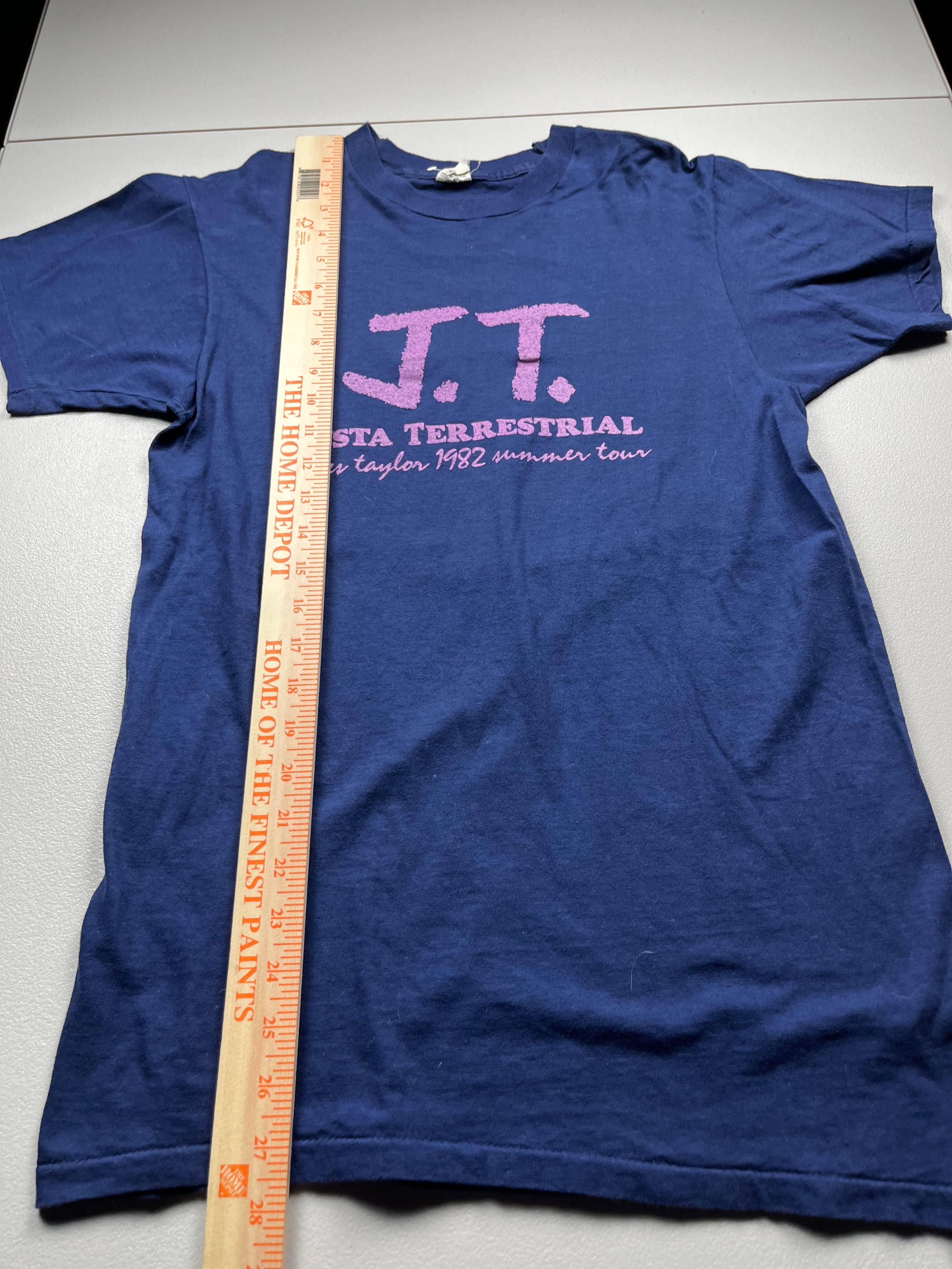Vintage 1982 James Taylor Justa Terrestrial Tour Shirt