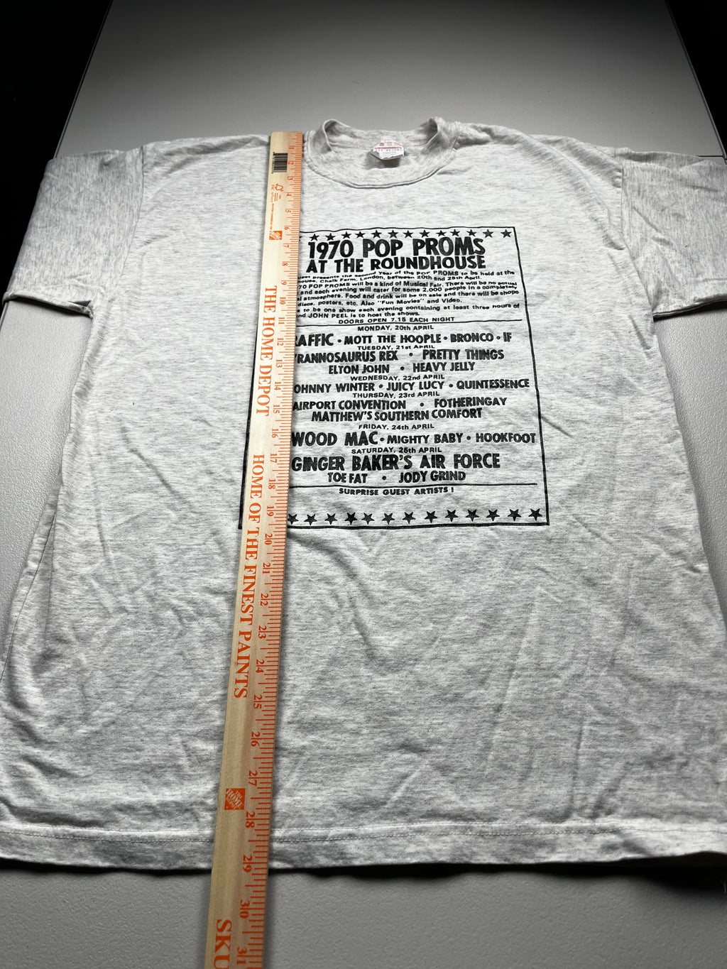Vintage 1970 Pop Proms At The Roundhouse Shirt
