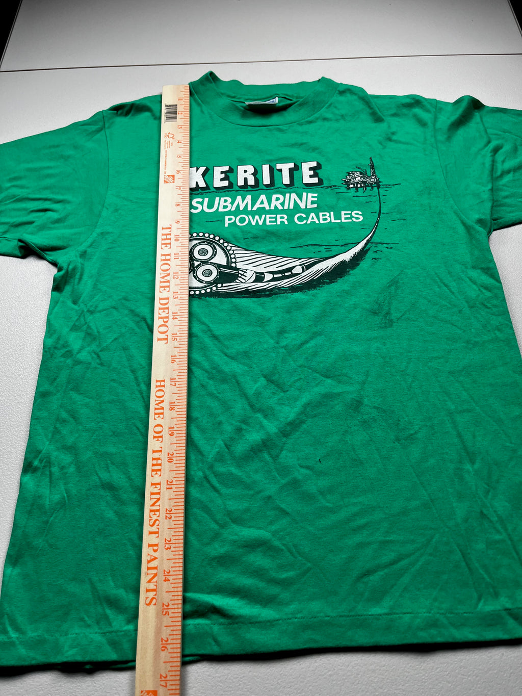 Vintage 80s Kerite Submarine Power Cables Shirt
