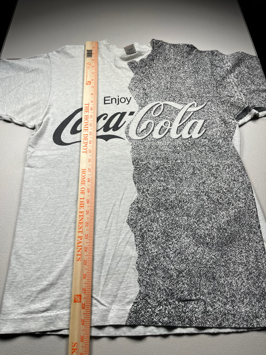 Vintage 90s Coca-Cola Split Static Print Shirt
