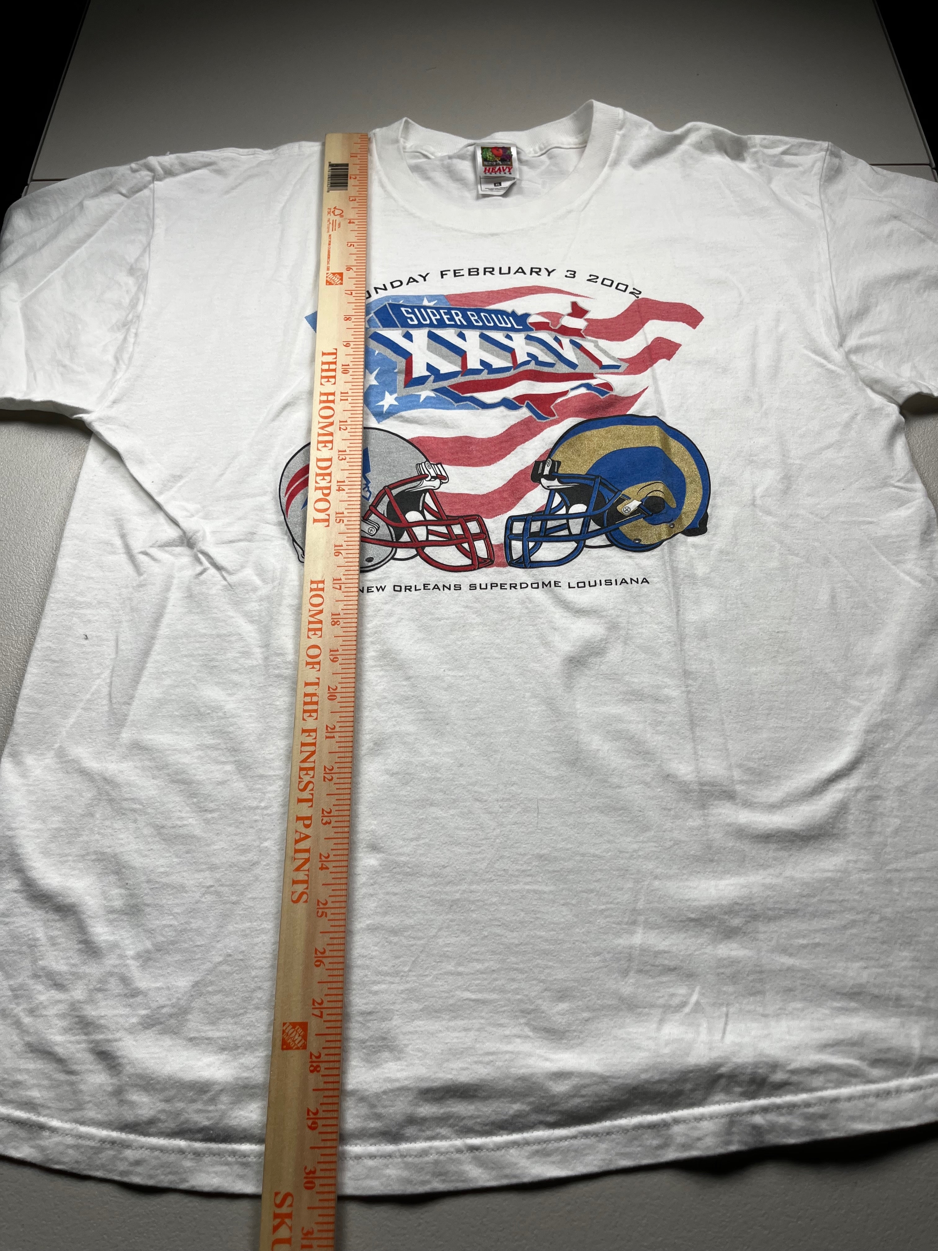 Vintage 2002 Super Bowl XXXVI Shirt
