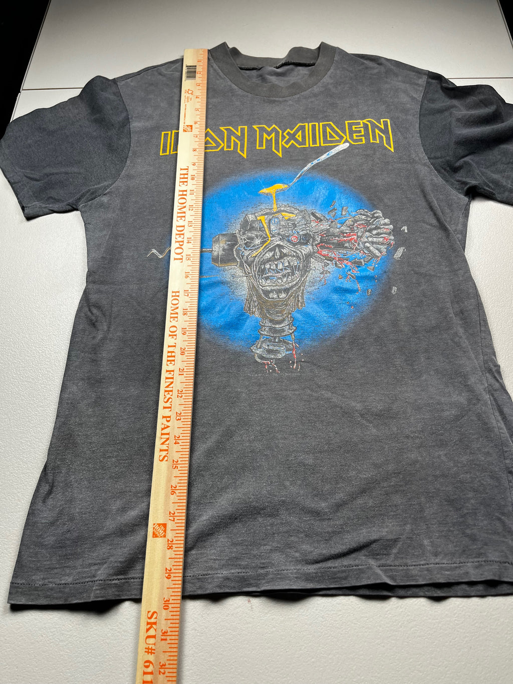 Vintage 1988 Iron Maiden Can I Play With Madness Shirt