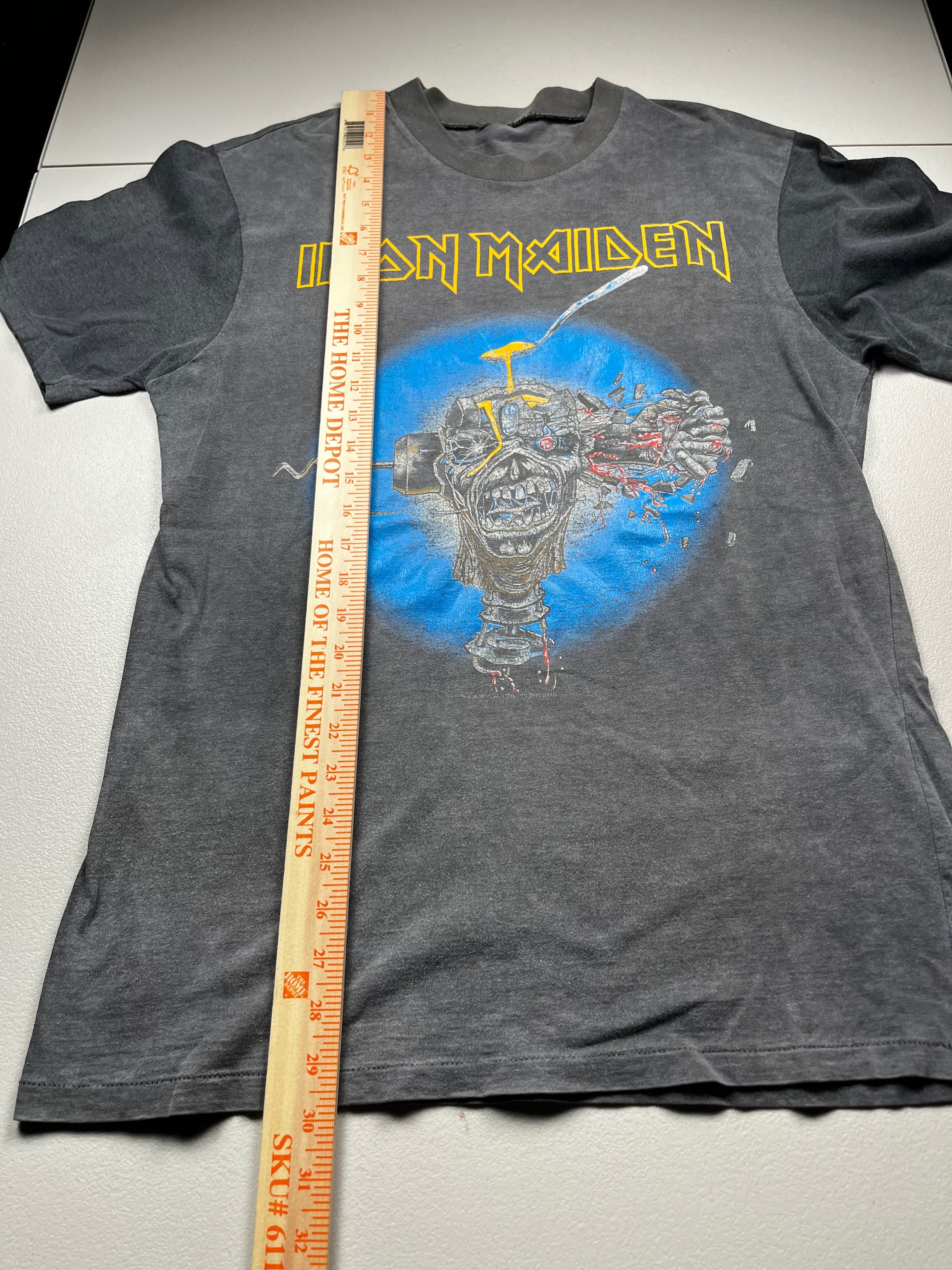 Vintage 1988 Iron Maiden Can I Play With Madness Shirt
