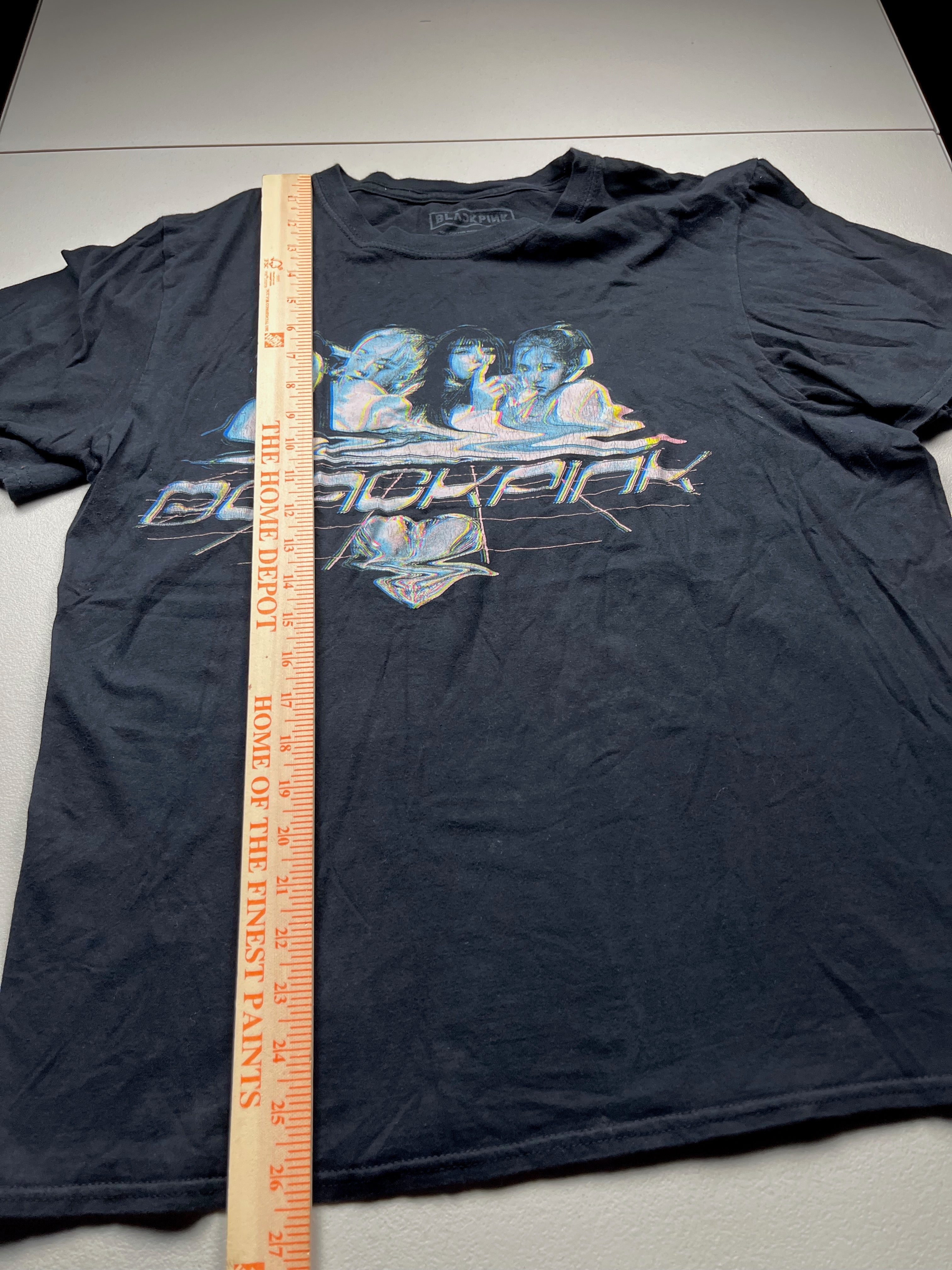 Y2K Aesthetic Blackpink K-Pop Group Portrait Graphic Concert T-Shirt