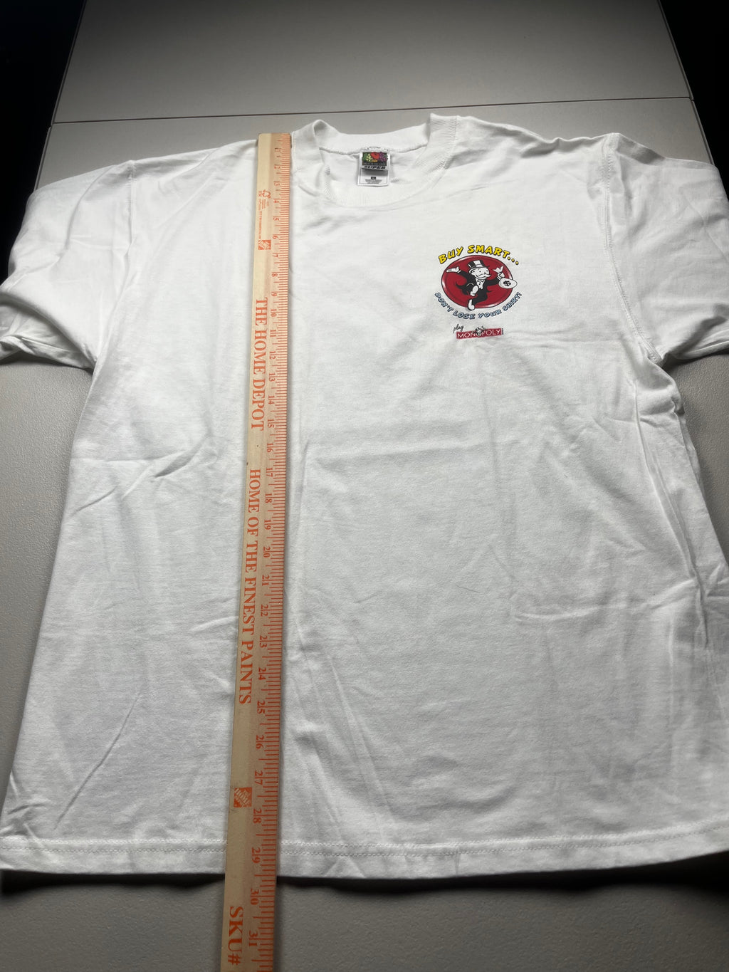 Vintage 1990s Monopoly Buy Smart Don't Lose Your Shirt Promo T-Shirt