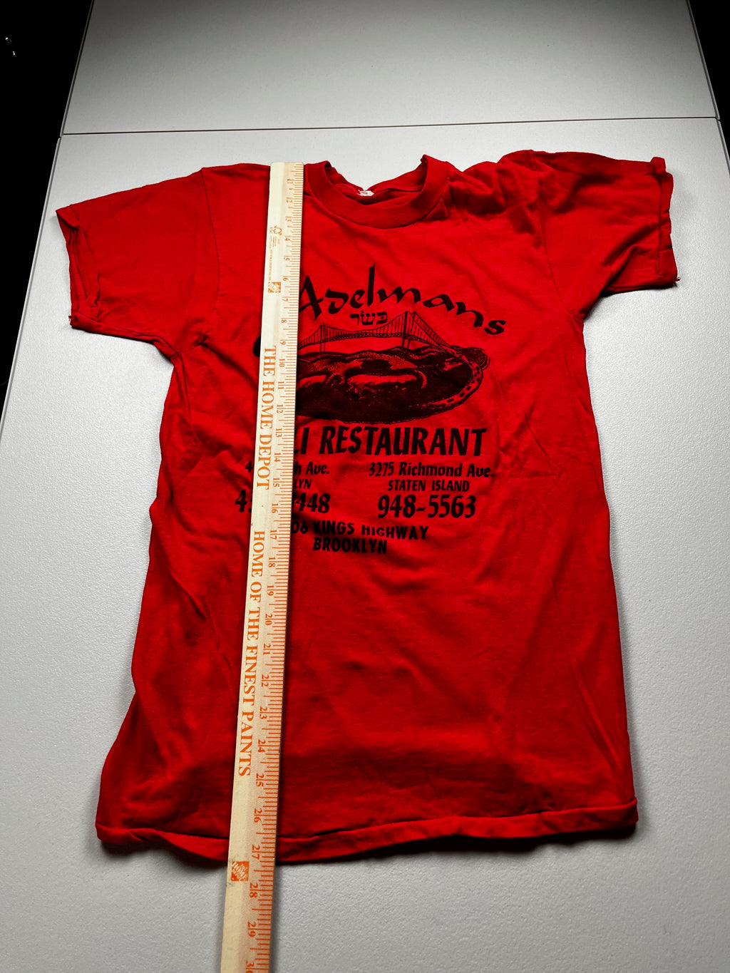 Vintage 80s Adelmans Kosher Deli Restaurant Shirt