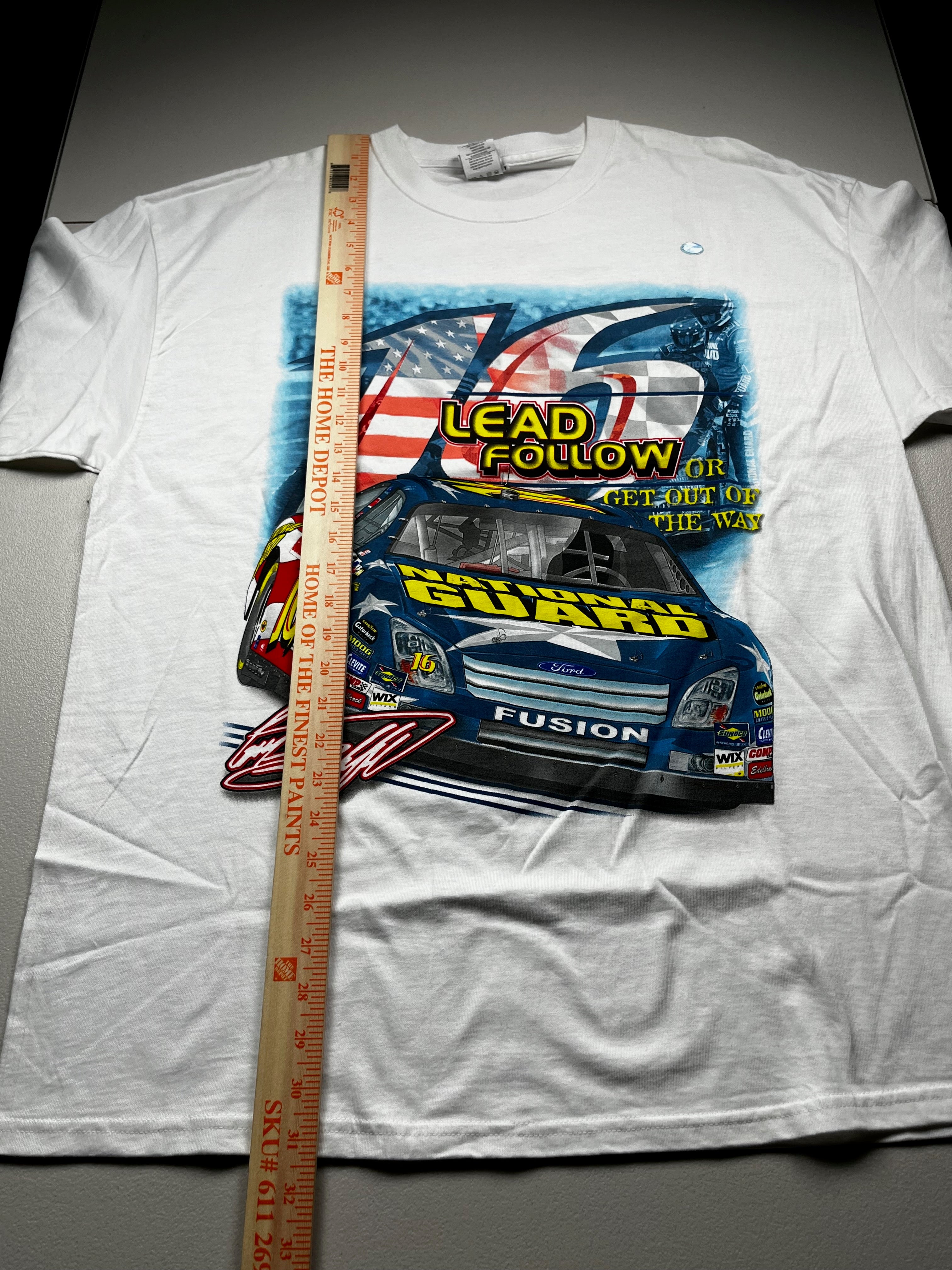 Vintage 2005 Greg Biffle National Guard Shirt
