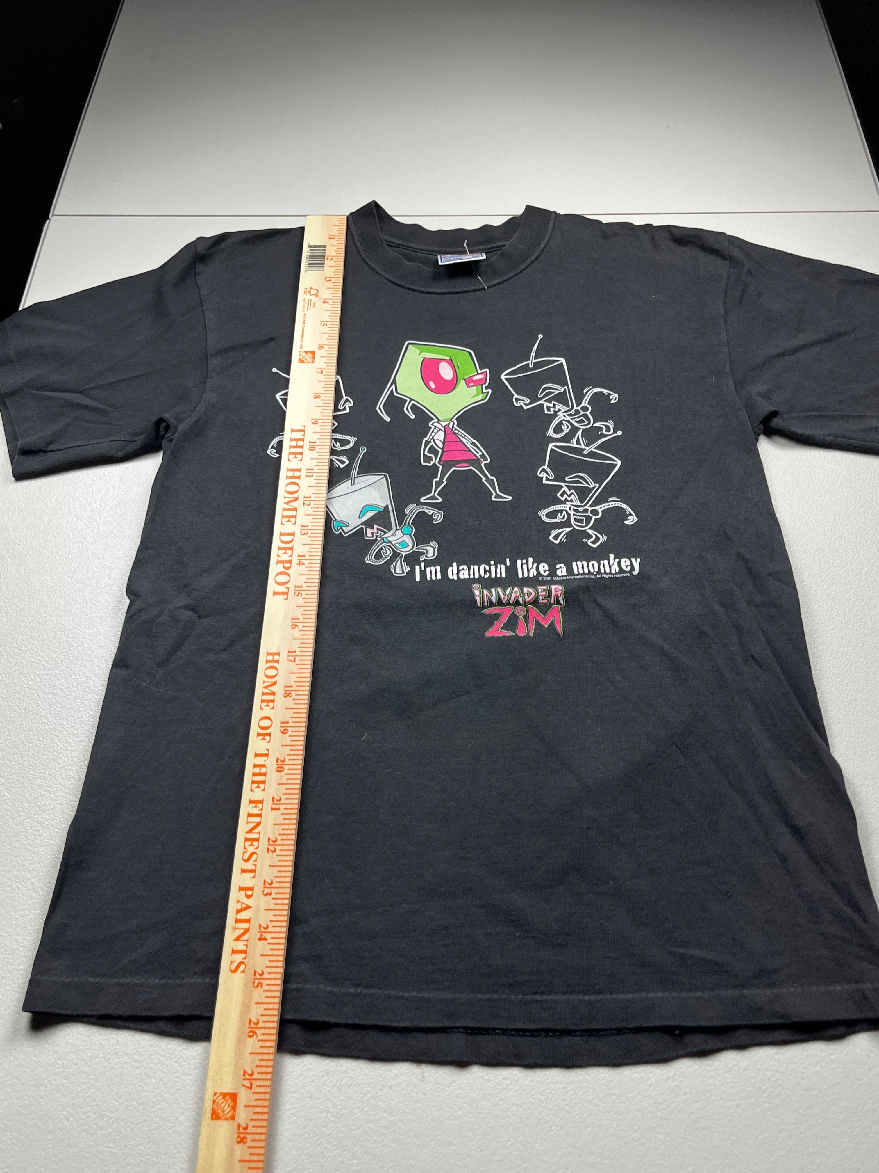 Vintage 2001 Invader Zim I'm Dancin' Like A Monkey Shirt