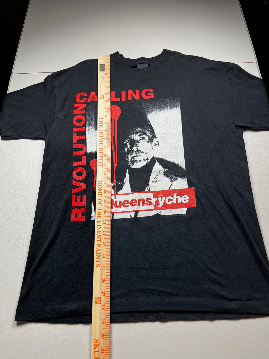 Vintage Queensryche Revolution Calling Band T-Shirt Black