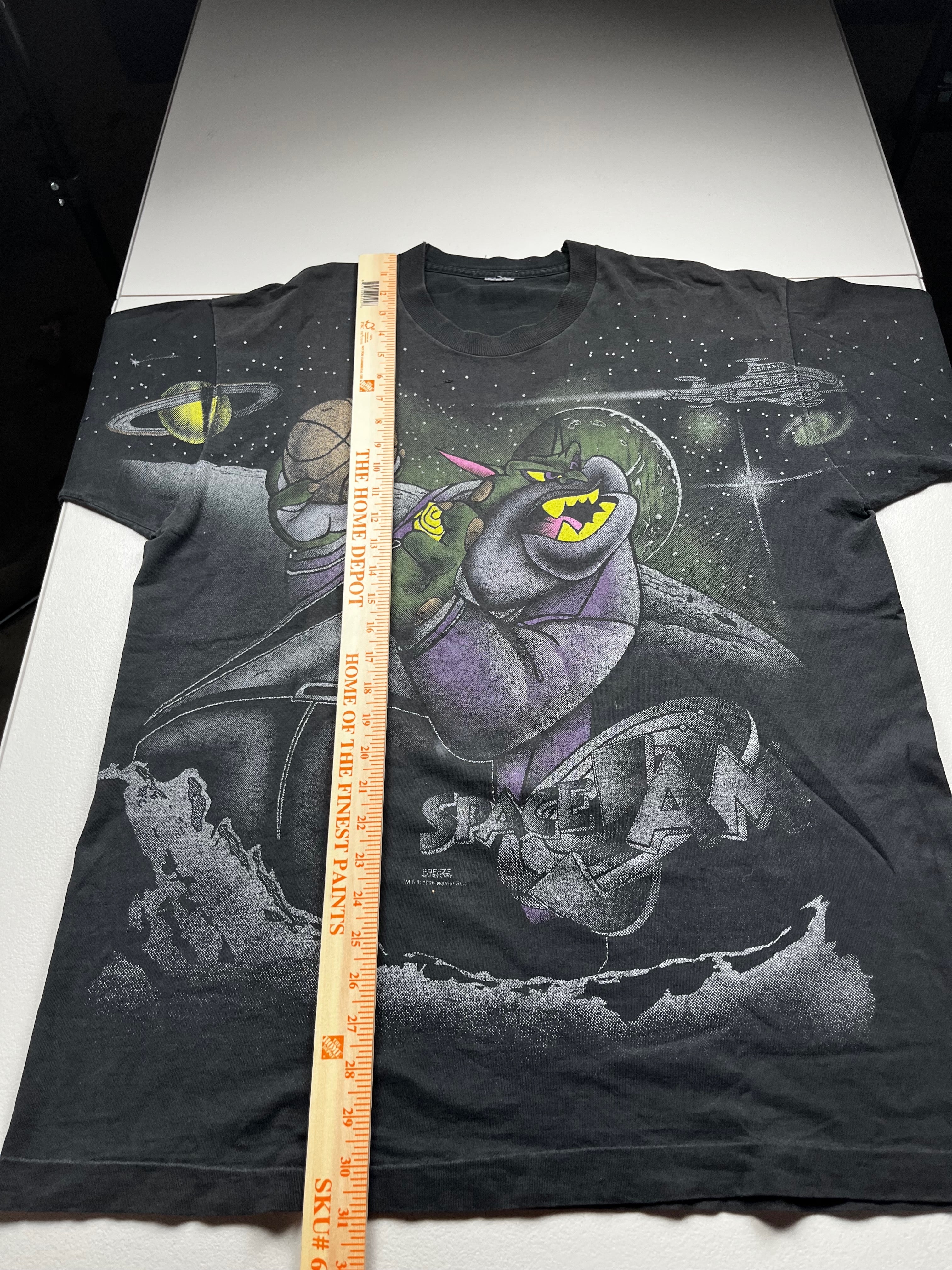 Vintage 1996 Space Jam Monstars All Over Print T-Shirt