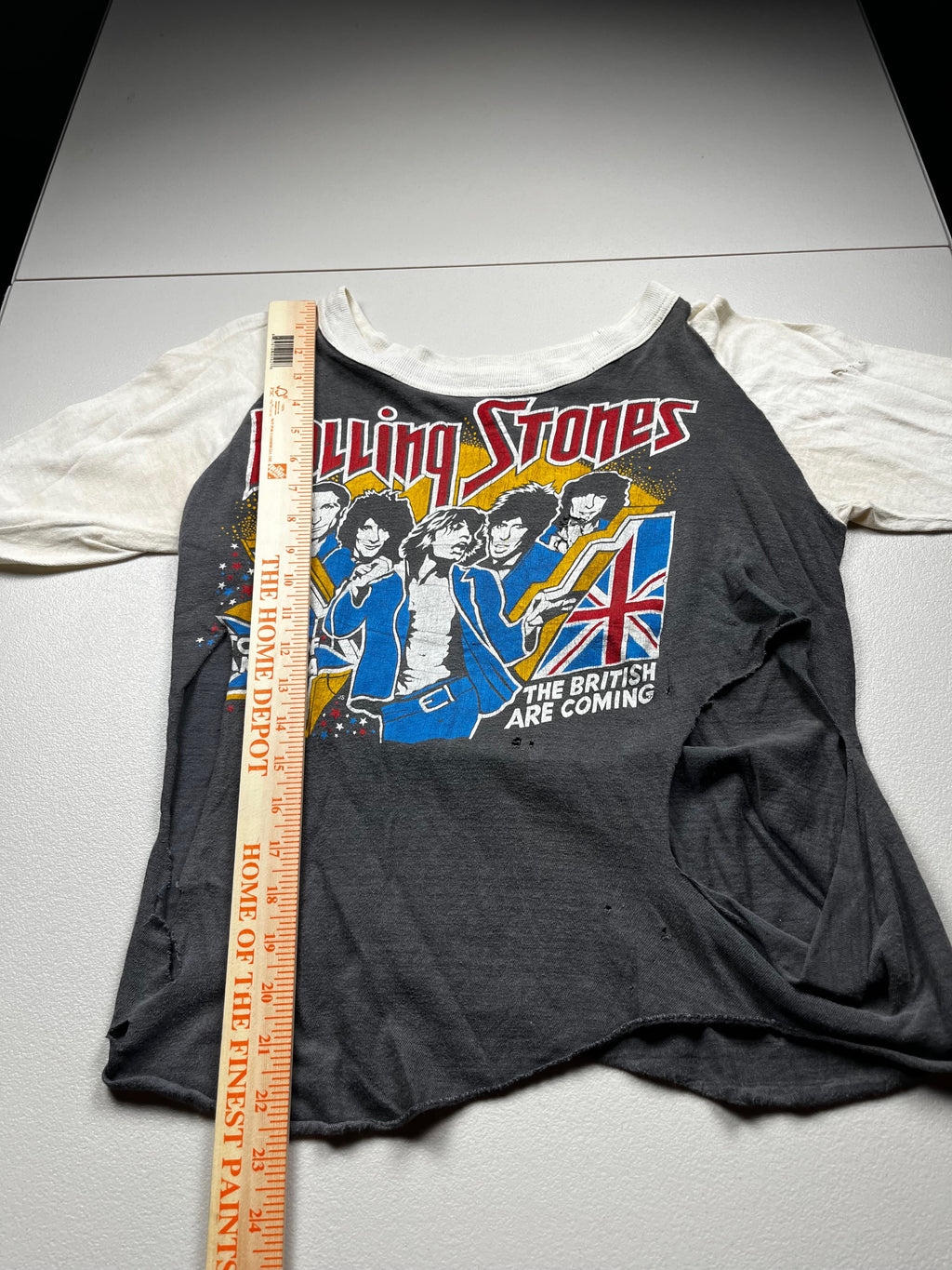 Vintage 1978 Rolling Stones Tour of America Raglan Tee