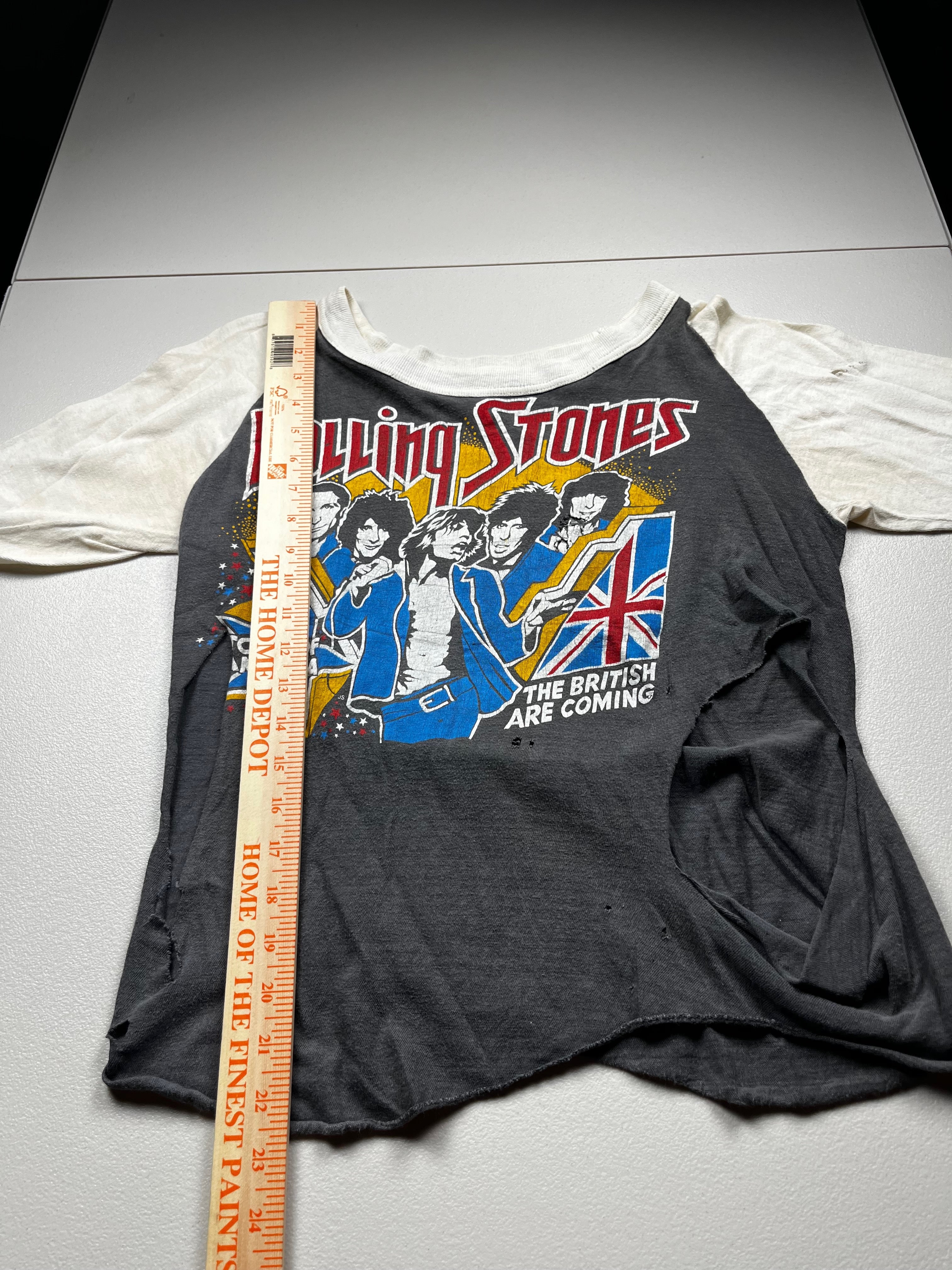 Vintage 1978 Rolling Stones Tour of America Raglan Tee