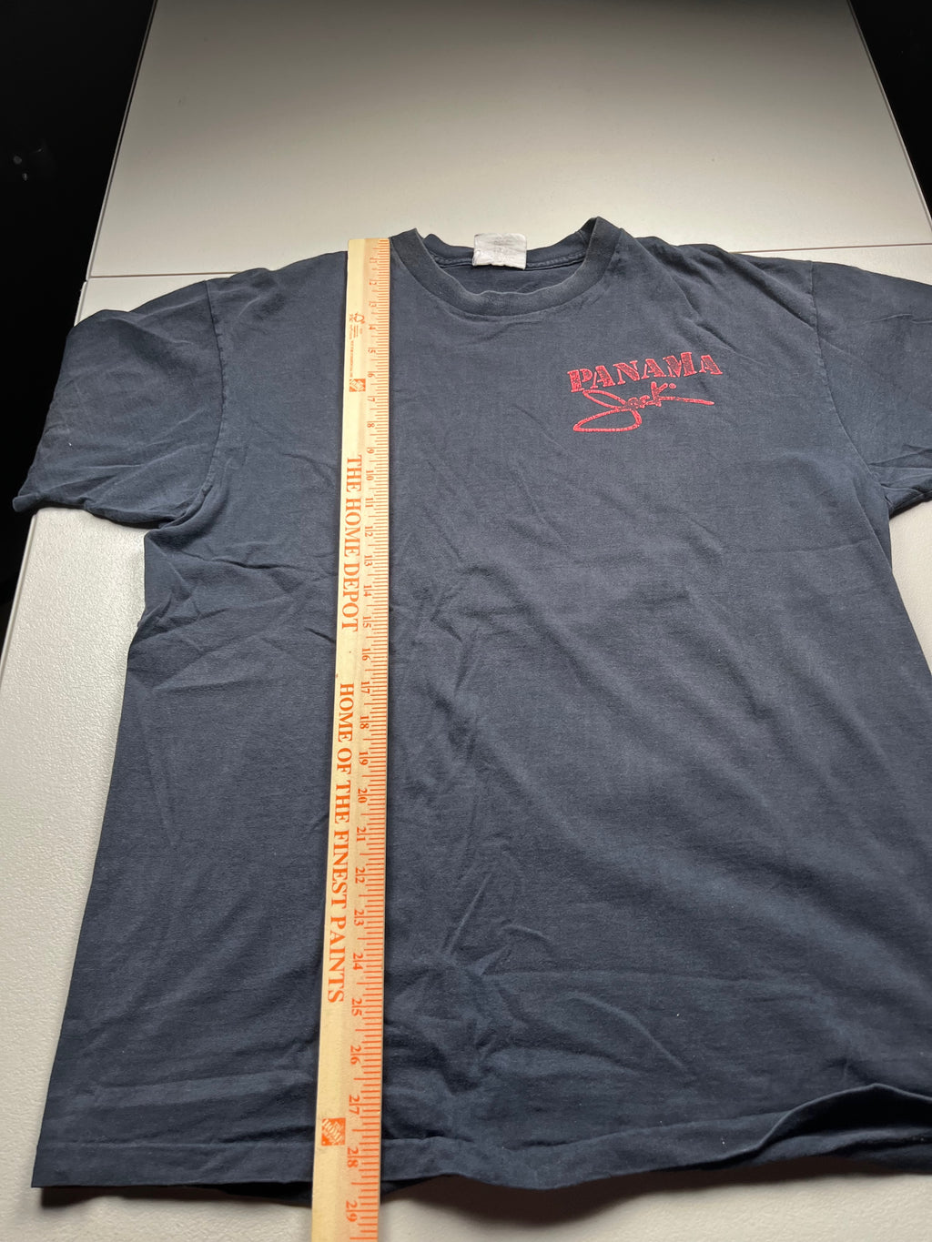 Vintage Panama Jack Left Chest Logo T-Shirt Black