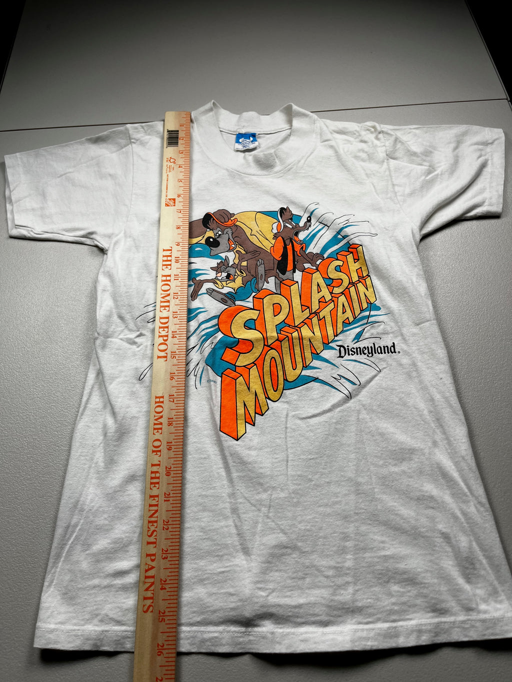 Vintage Disneyland Splash Mountain Graphic T-Shirt White