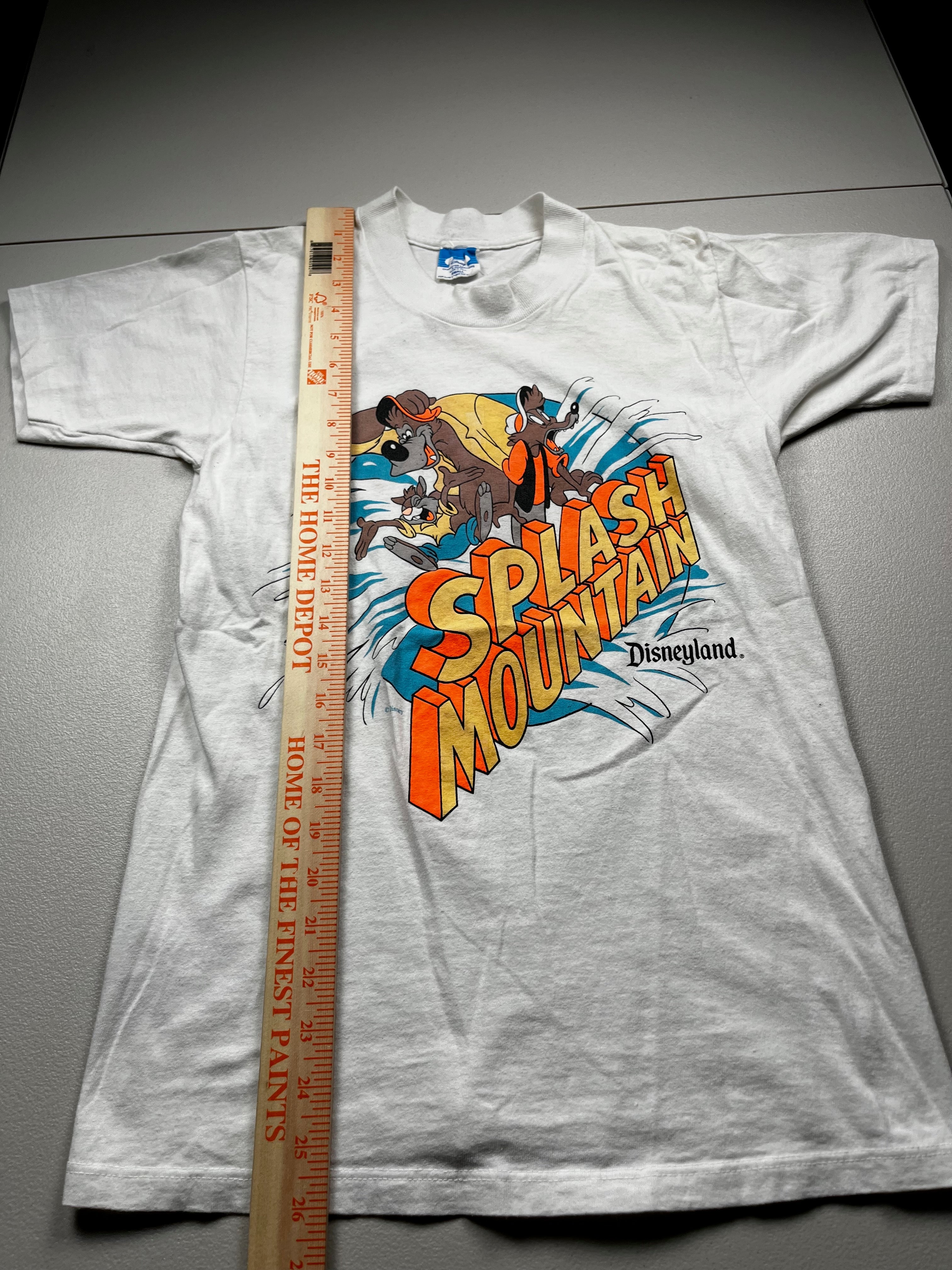 Vintage Disneyland Splash Mountain Graphic T-Shirt White