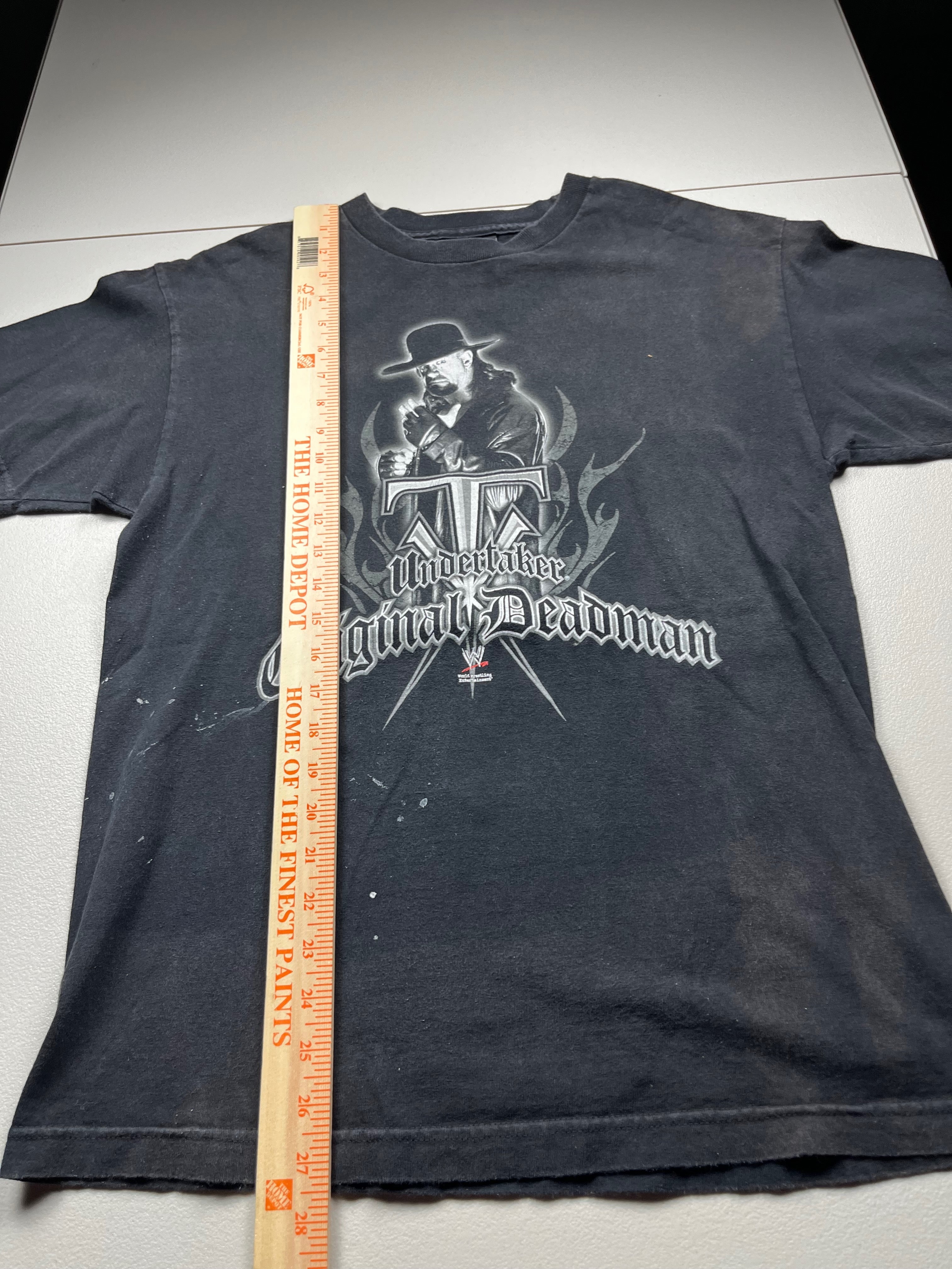 Vintage WWE Undertaker Original Deadman T-Shirt Black