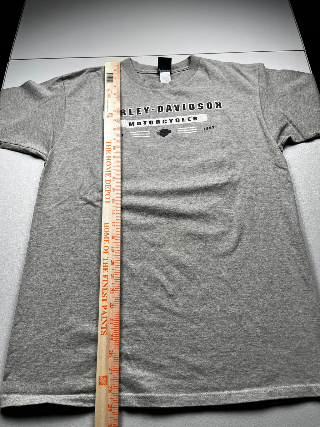 Vintage Harley-Davidson Motorcycles Est 1903 T-Shirt Grey