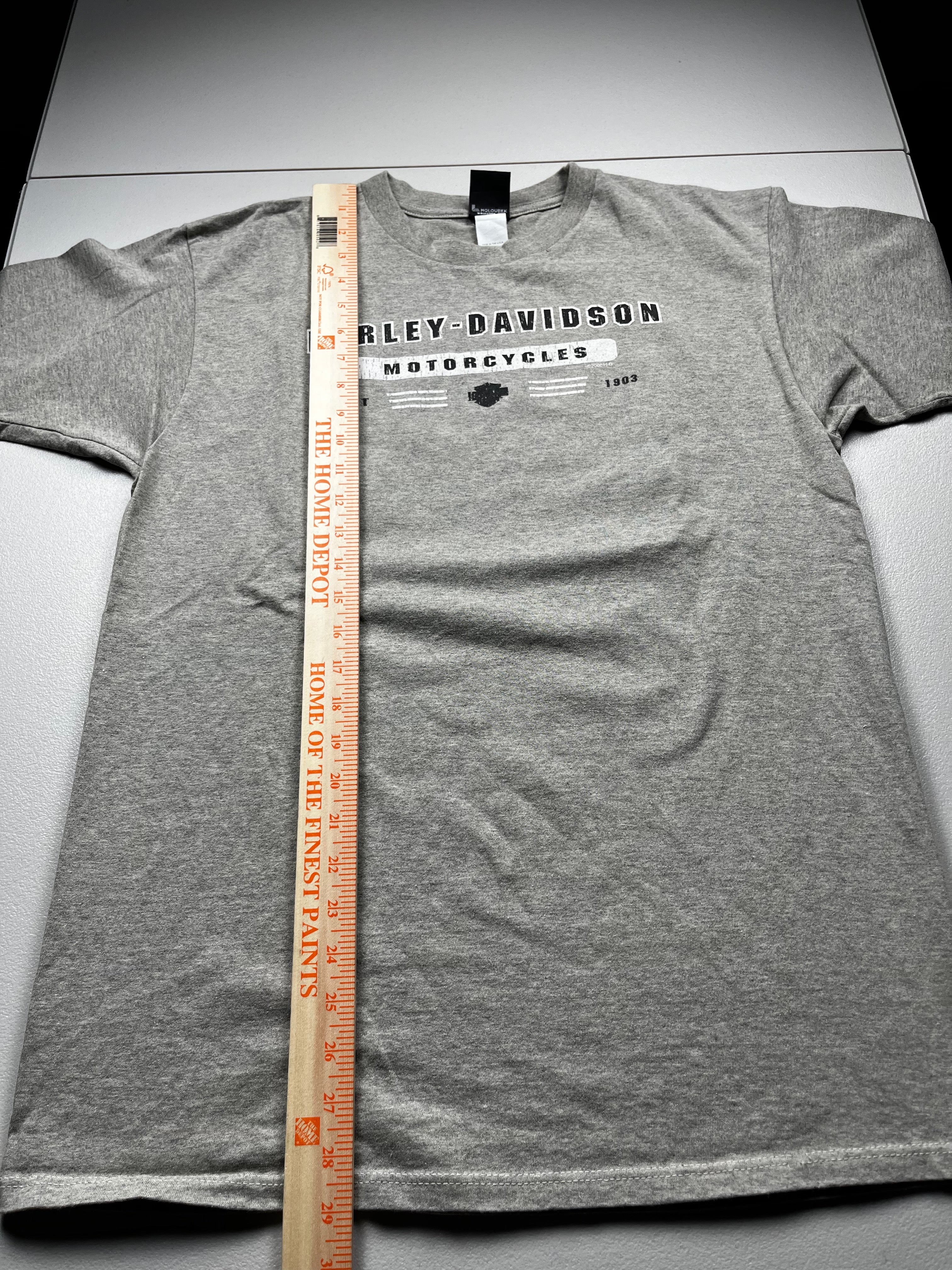 Vintage Harley-Davidson Motorcycles Est 1903 T-Shirt Grey