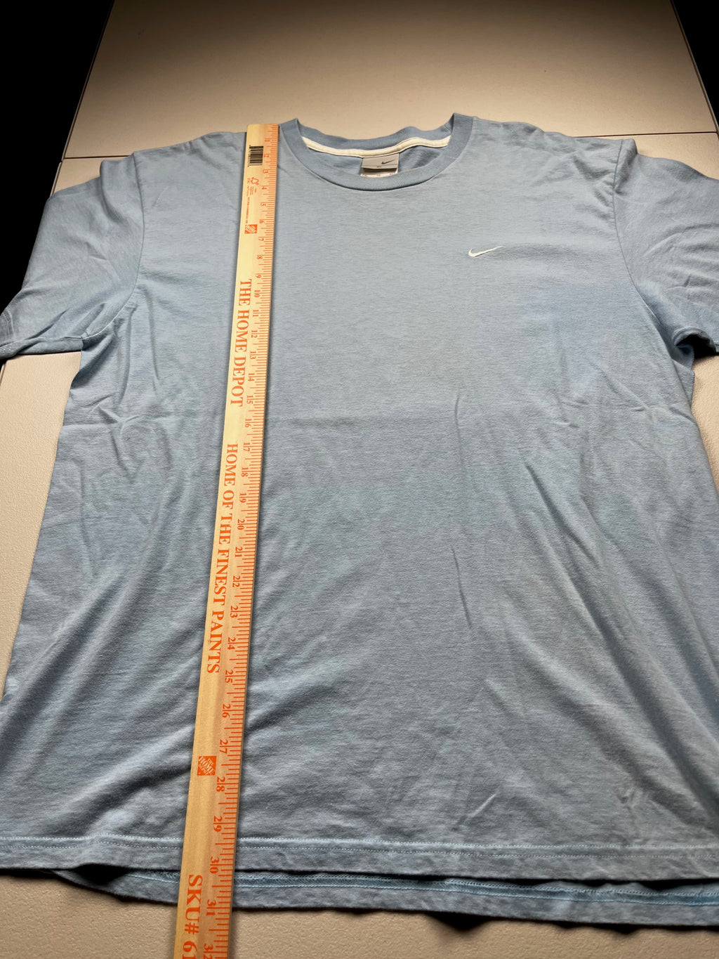 Vintage Nike Center Swoosh Embroidered T-Shirt Blue