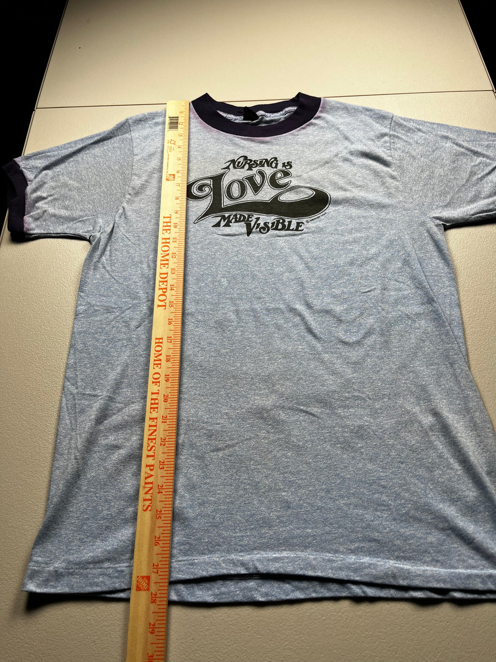 Vintage Nursing Is Love Made Visible Ringer T-Shirt